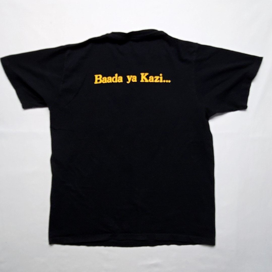 Vintage Vintage Tusker Beer Graphic Tee Black Elephant L Kenya Shirt Size US L / EU 52-54 / 3 - 8 Thumbnail
