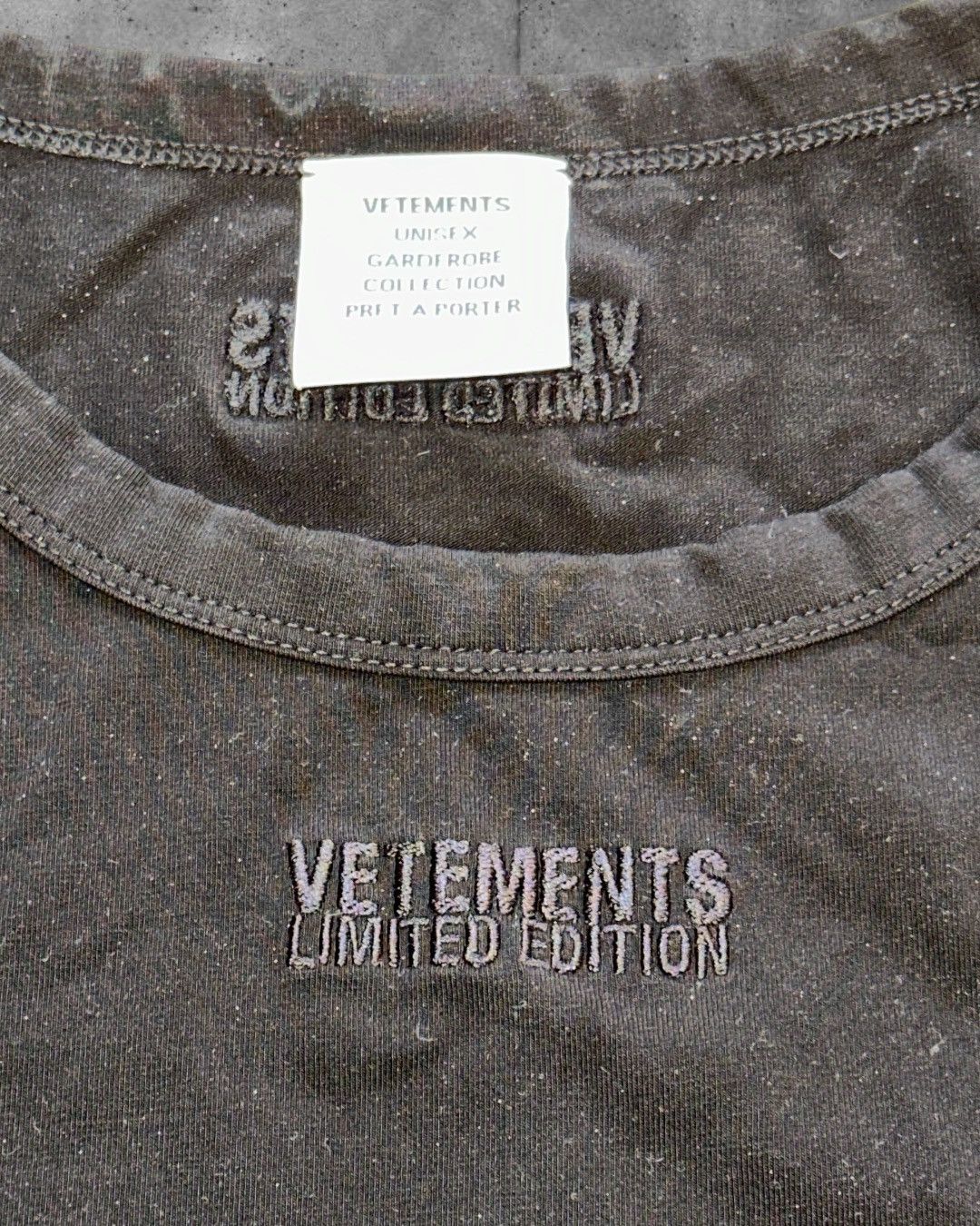 Vetements VETEMENTS Black Oval Logo Tank Top Size US M / EU 48-50 / 2 - 3 Thumbnail