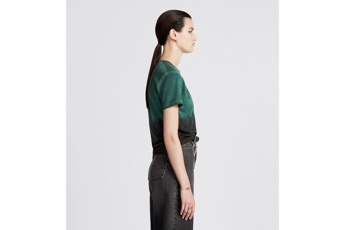 Dior o1bcso1str0225 T-Shirt in Green/Black Size L / US 10 / IT 46 - 4 Thumbnail
