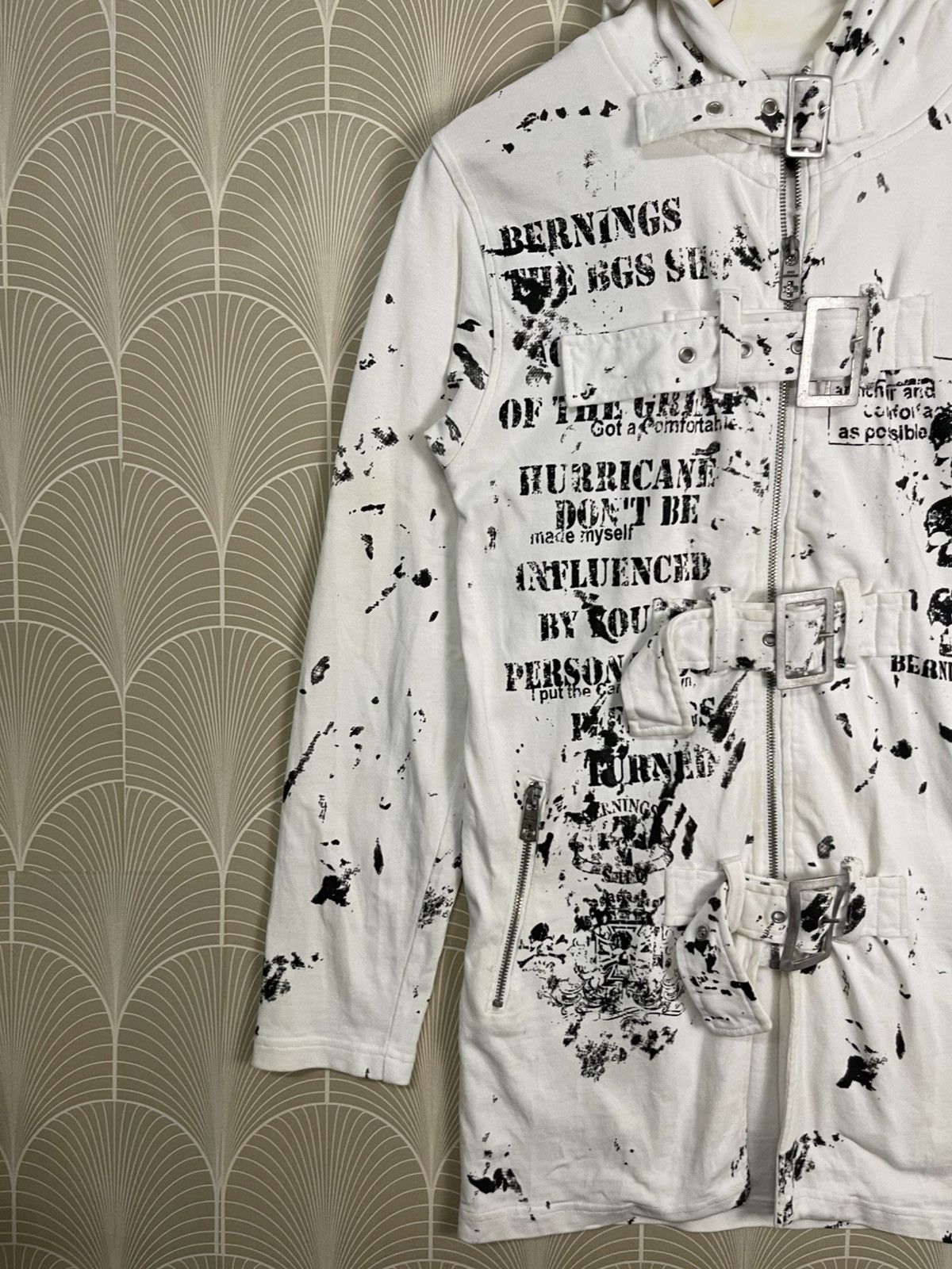 If Six Was Nine 2000s BERNINGS SHO IFSIXWASNINE STYLE ZIPPER HOODIE Size US L / EU 52-54 / 3 - 3 Thumbnail