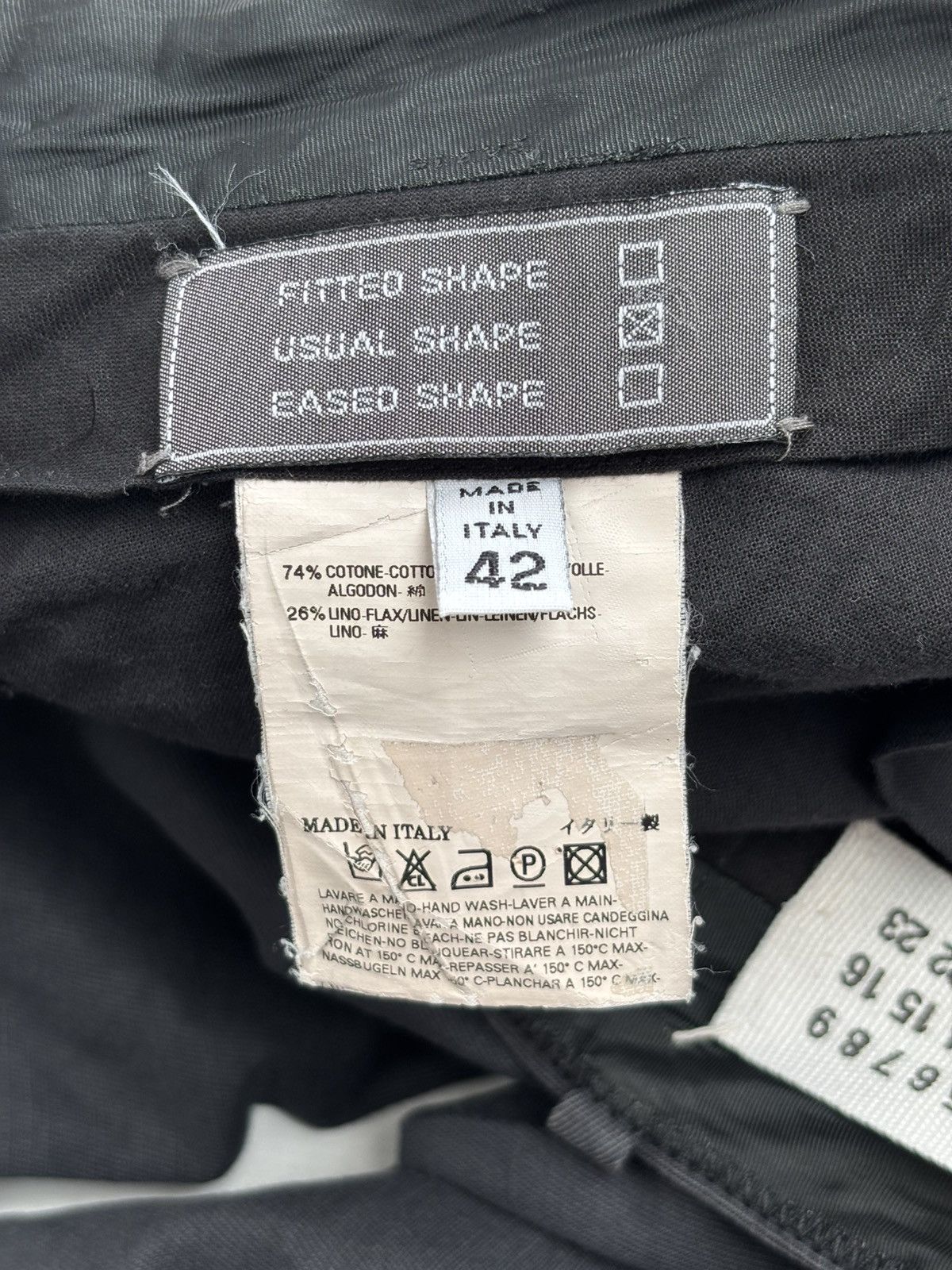 Maison Margiela SS07 Martin Margiela Archive Cropped Pants Size US 30 / EU 46 - 7 Thumbnail