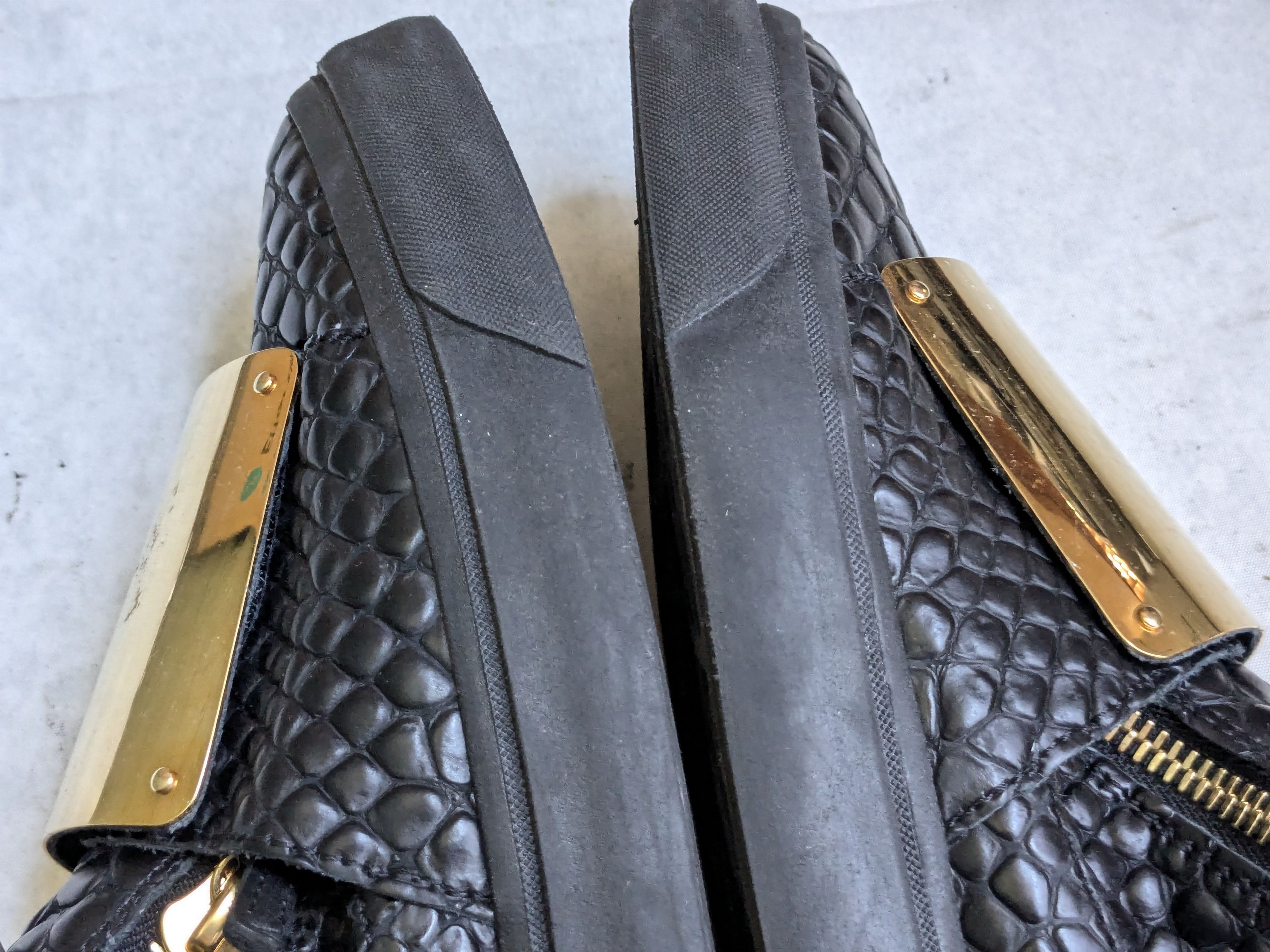 Giuseppe Zanotti Giuseppe Zanotti Sneakers Black Gold 11 44 High Tops Size US 11 / EU 44 - 6 Thumbnail
