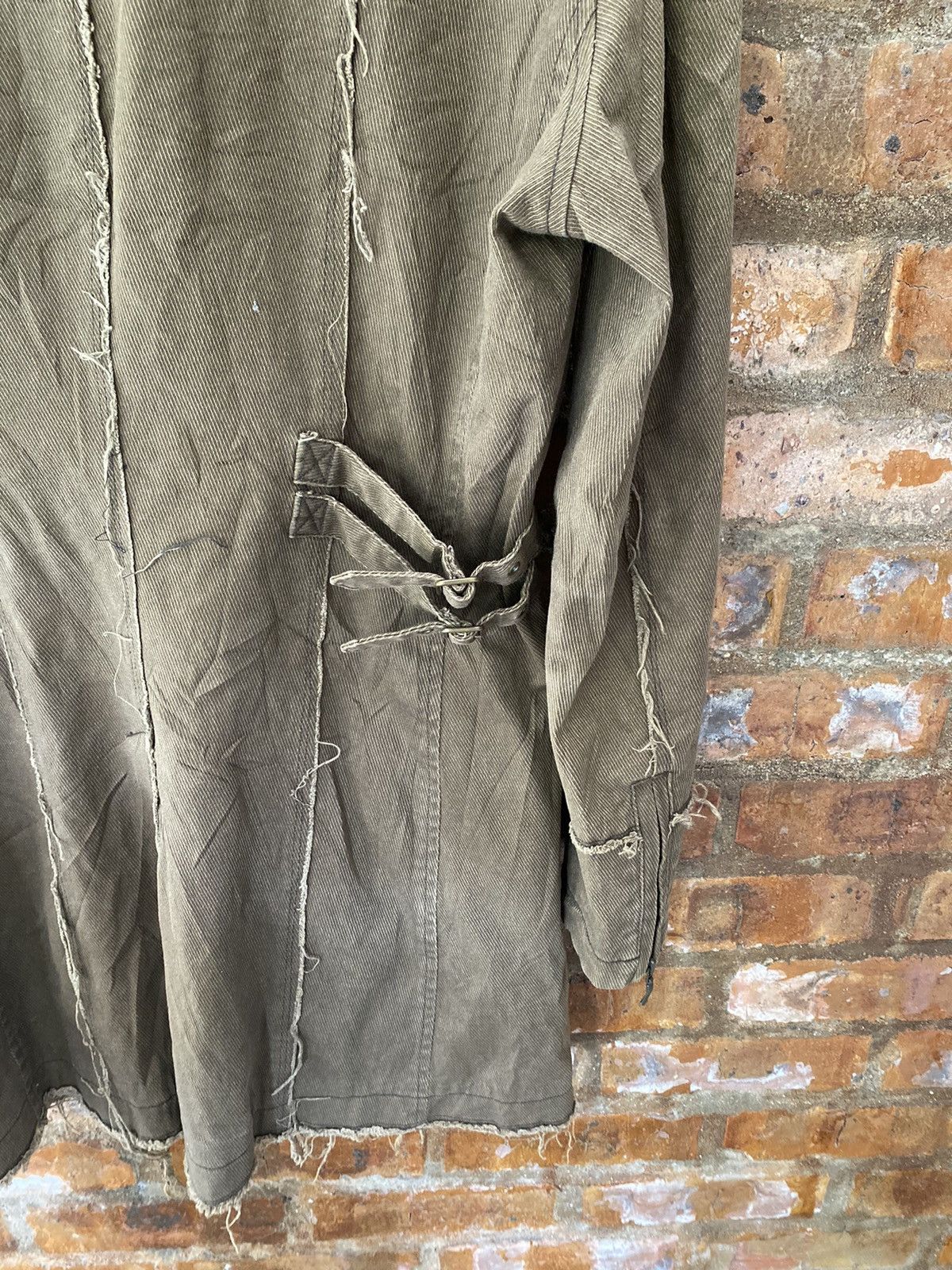 Morgan Homme 2000s Morgan Home Unfinished Fringe Hem Jacket Size US M / EU 48-50 / 2 - 17 Thumbnail