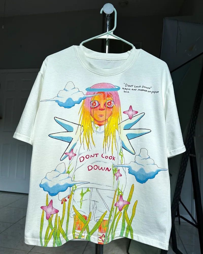Vintage Don't Look Down Tee Size US XL / EU 56 / 4 - 1 Thumbnail