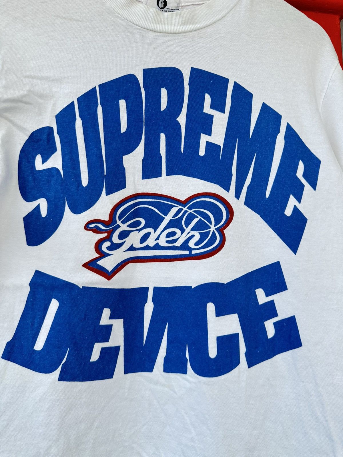 GOODENOUGH × Supreme Rare Vintage 1994 Supreme x GDEH Device Tee Size US M / EU 48-50 / 2 - 3 Thumbnail