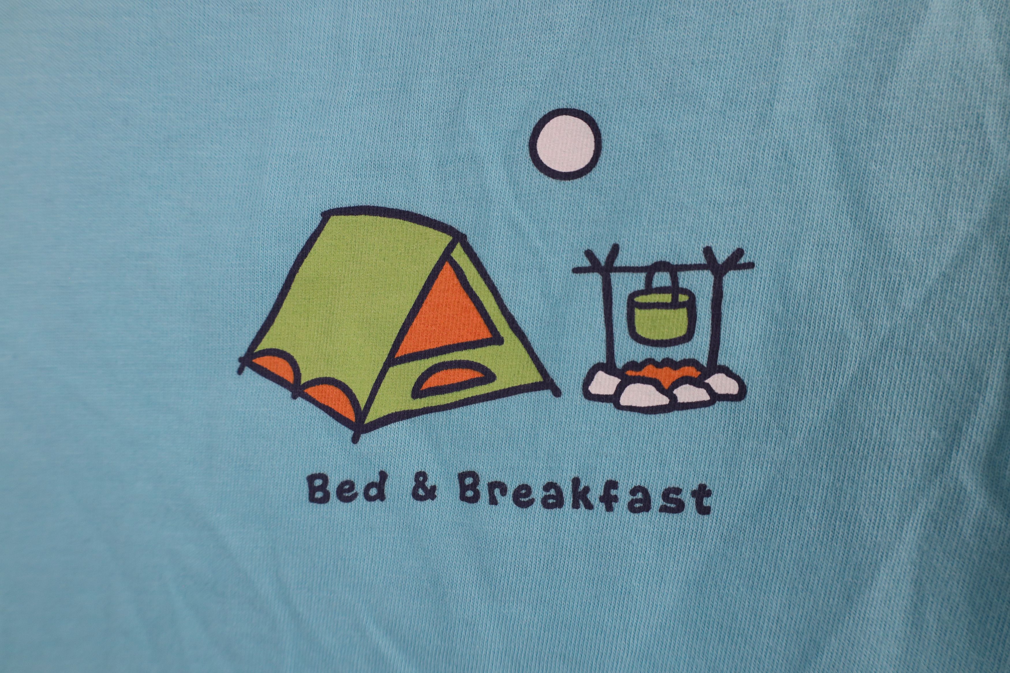 Life is Good × Vintage New Life Is Good Bed & Breakfast Camping T-Shirt Blue Cotton Size XL / US 12-14 / IT 48-50 - 7 Thumbnail