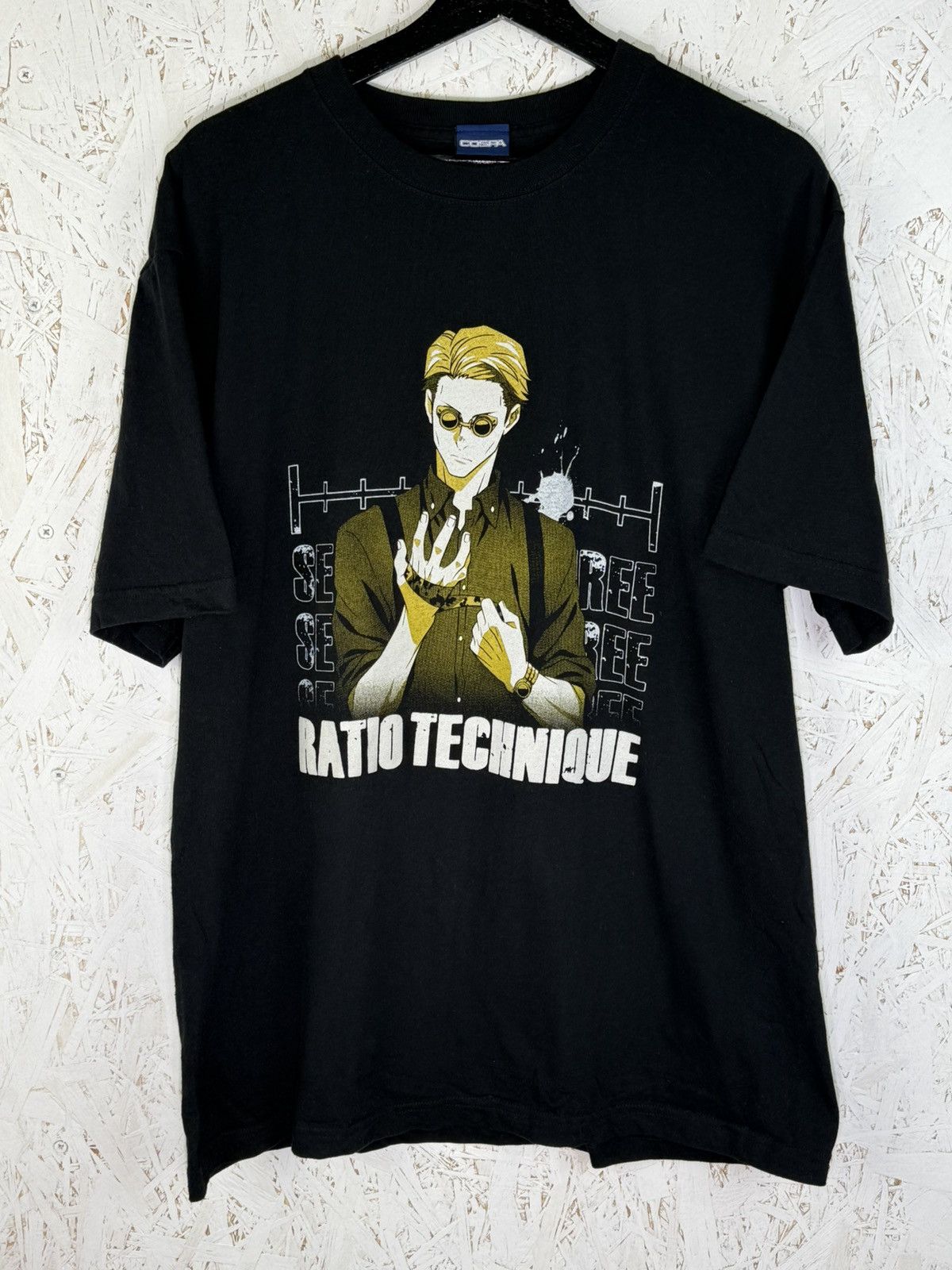 Anime Jujutsu Kaisen Cospa Nanami Kento T-Shirt Black Size XL Size US XL / EU 56 / 4 - 1 Thumbnail