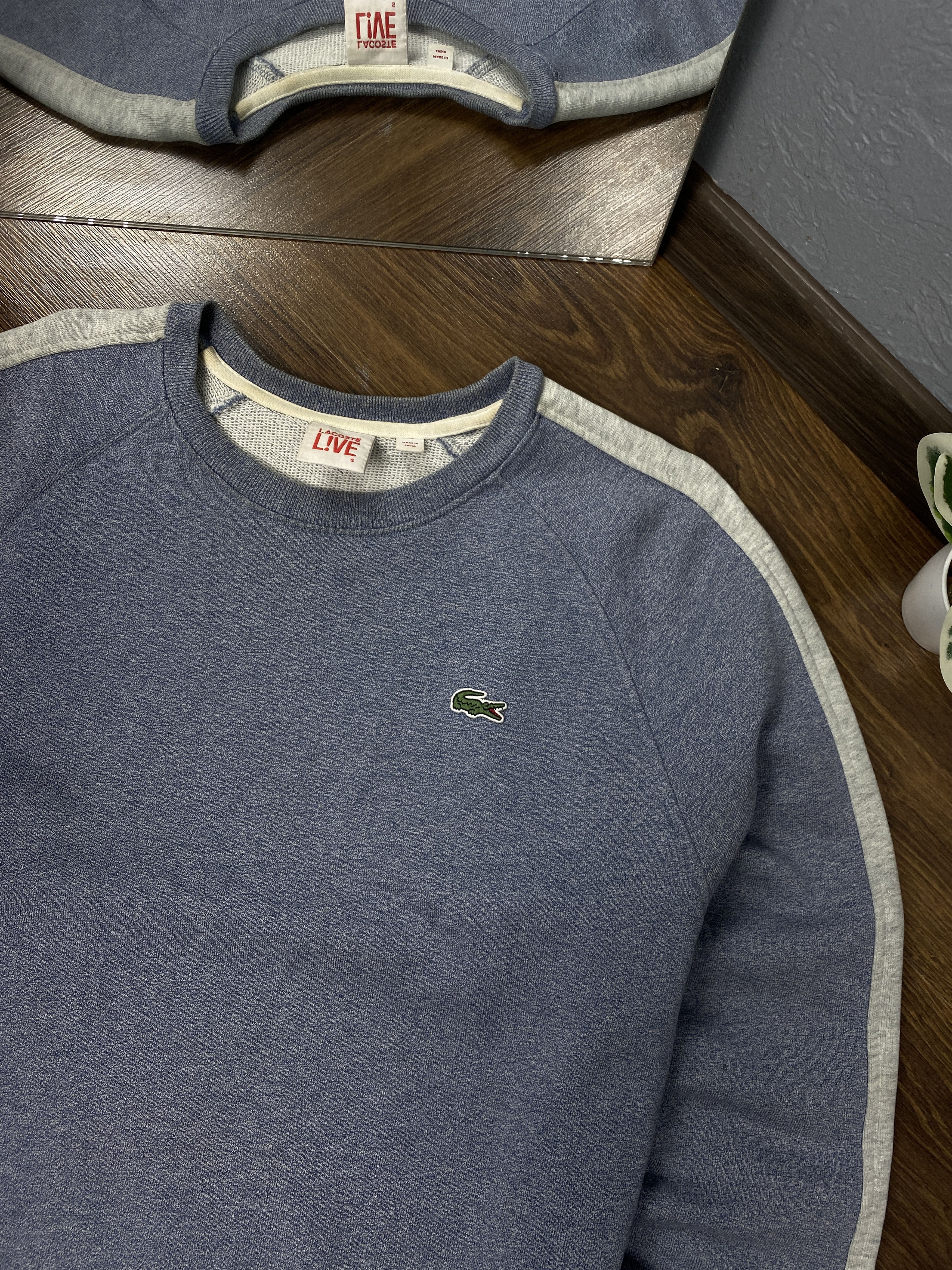 Lacoste × Vintage Lacoste Live vintage y2k sweatshirt Size US L / EU 52-54 / 3 - 2 Thumbnail