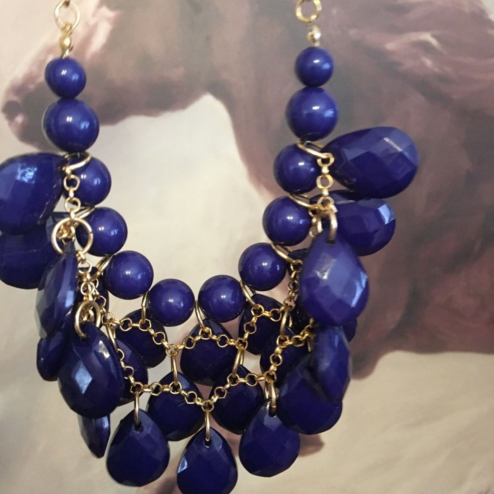Jewelry Purple multi layer beaded necklace Size ONE SIZE - 4 Thumbnail