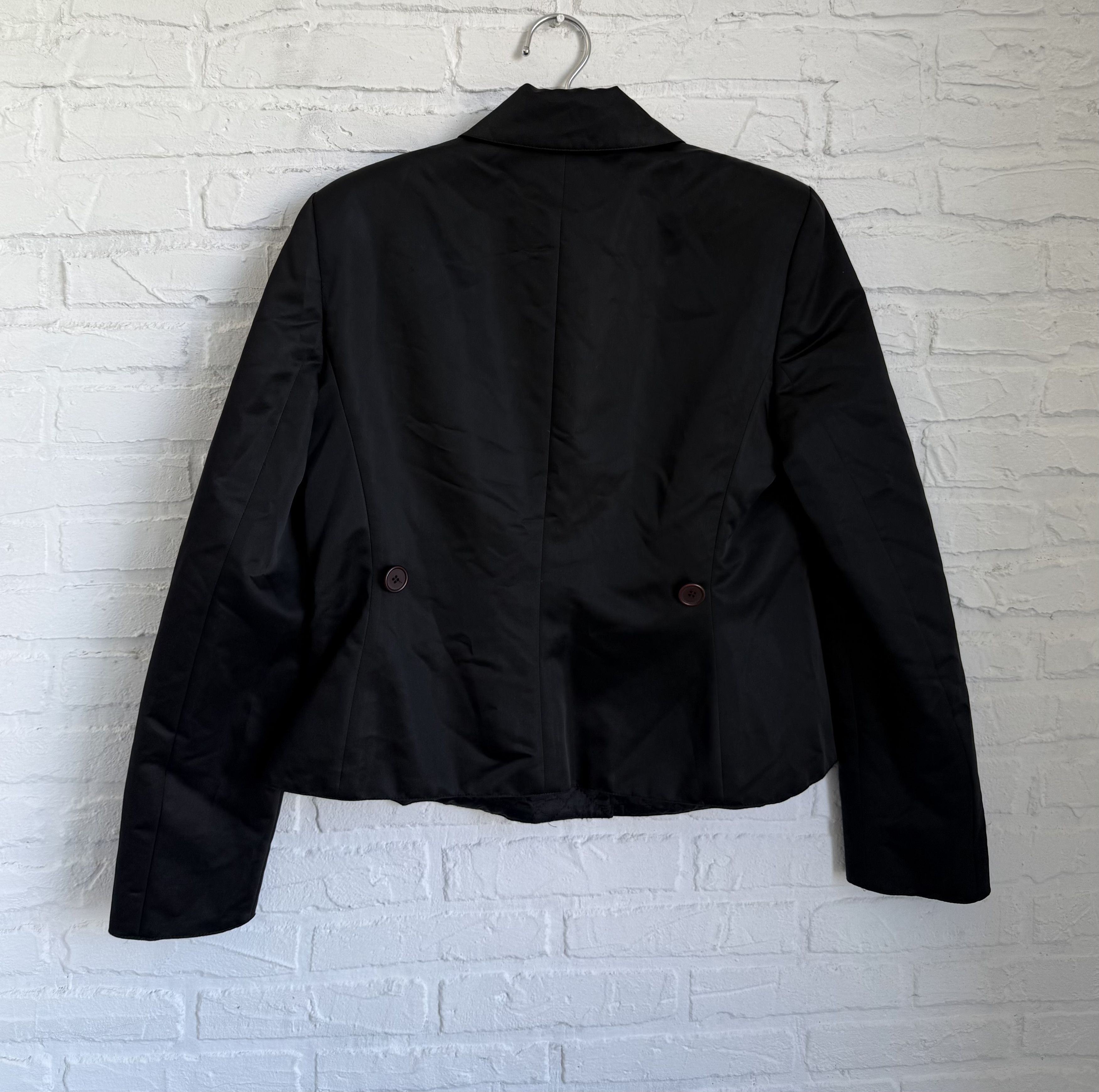 Emporio Armani Vintage 90s Emporio Armani black blazer jacket Size M / US 6-8 / IT 42-44 - 2 Thumbnail