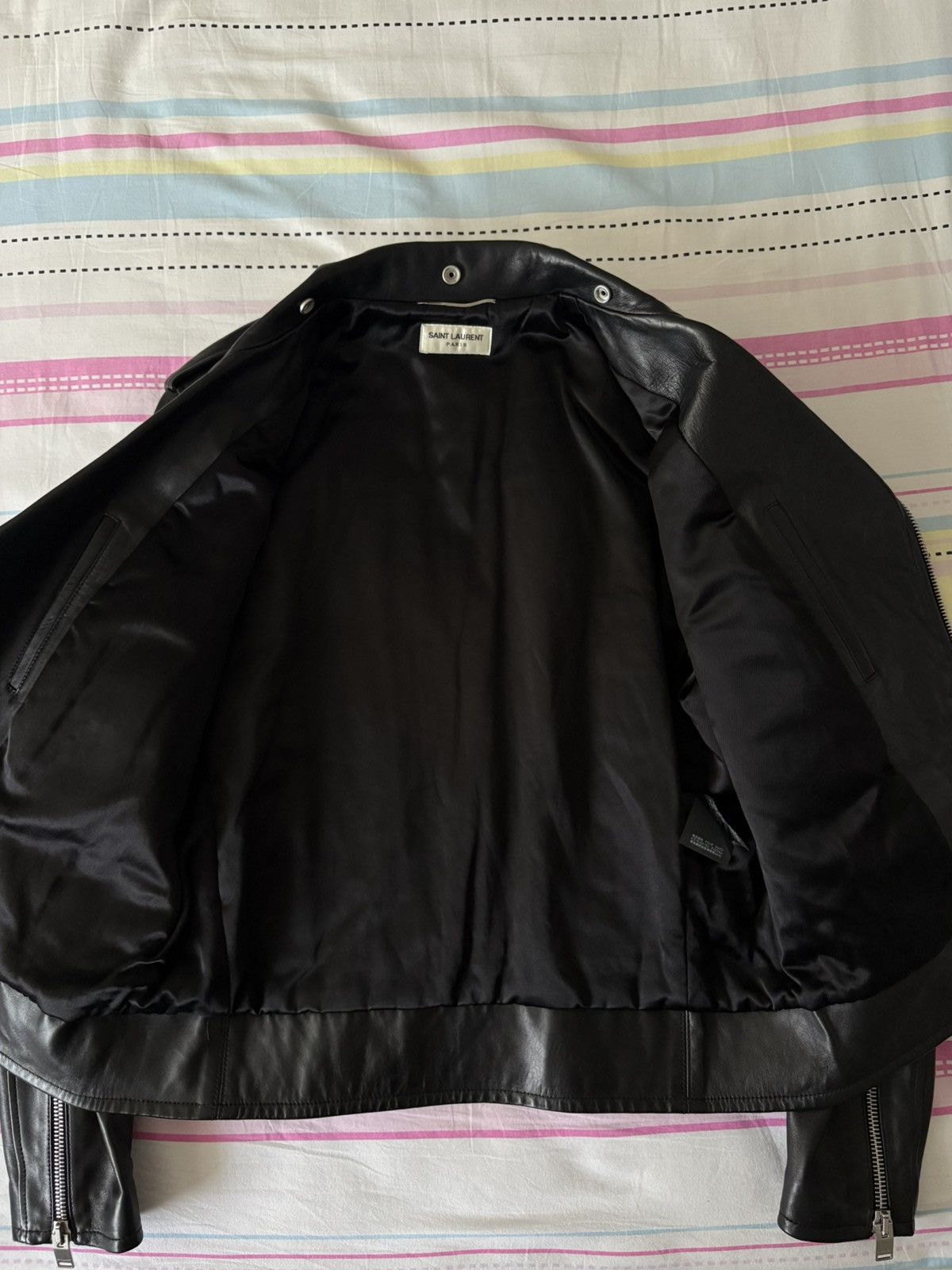 Saint Laurent Paris Saint Laurent L01 2016 Leather Jacket Size US L / EU 52-54 / 3 - 4 Thumbnail