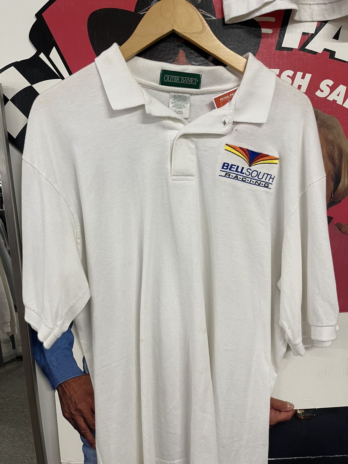 Vintage White bell south Size US M / EU 48-50 / 2 - 1 Preview