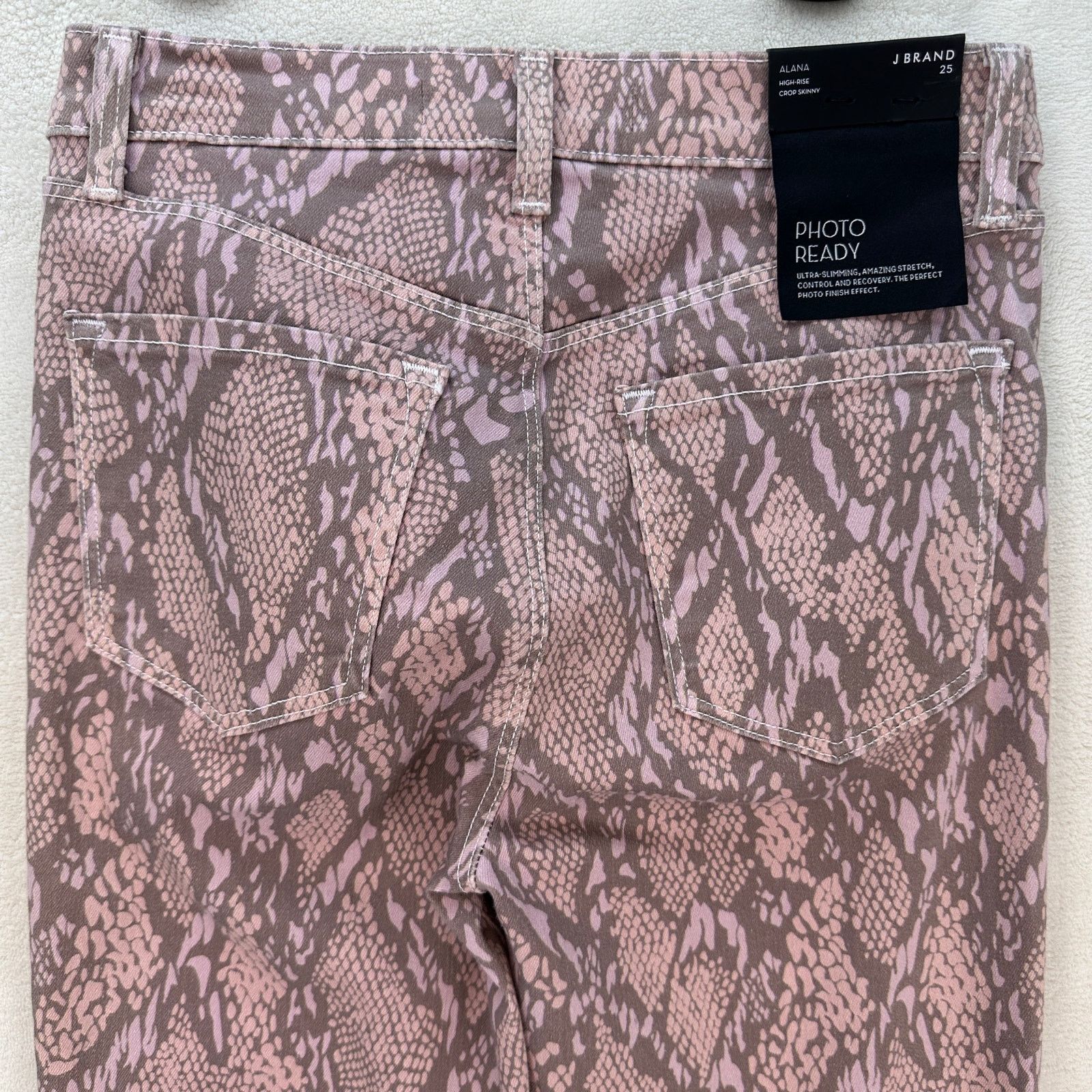 J Brand JBRAND WOMEN'S 25 ALANA JB002031 SKINNY JEANS ADDER PINK Size 25" / US 0 / IT 36 - 7 Thumbnail
