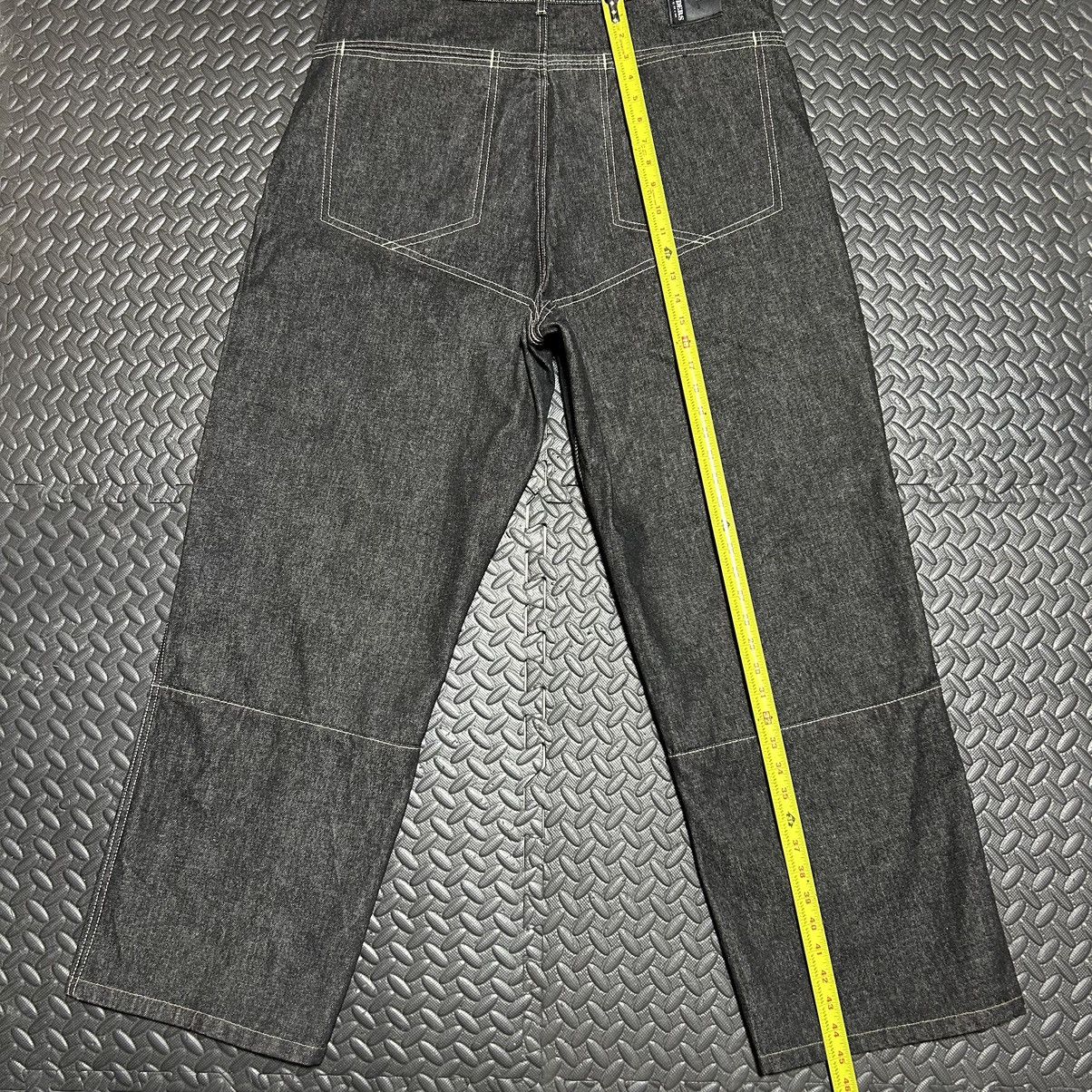Ruff Ryders × Vintage Ruff Ryders Dirty Denim Cargo Jeans DMX Y2K Sz 38 Dark Wash Size US 38 / EU 54 - 14 Thumbnail