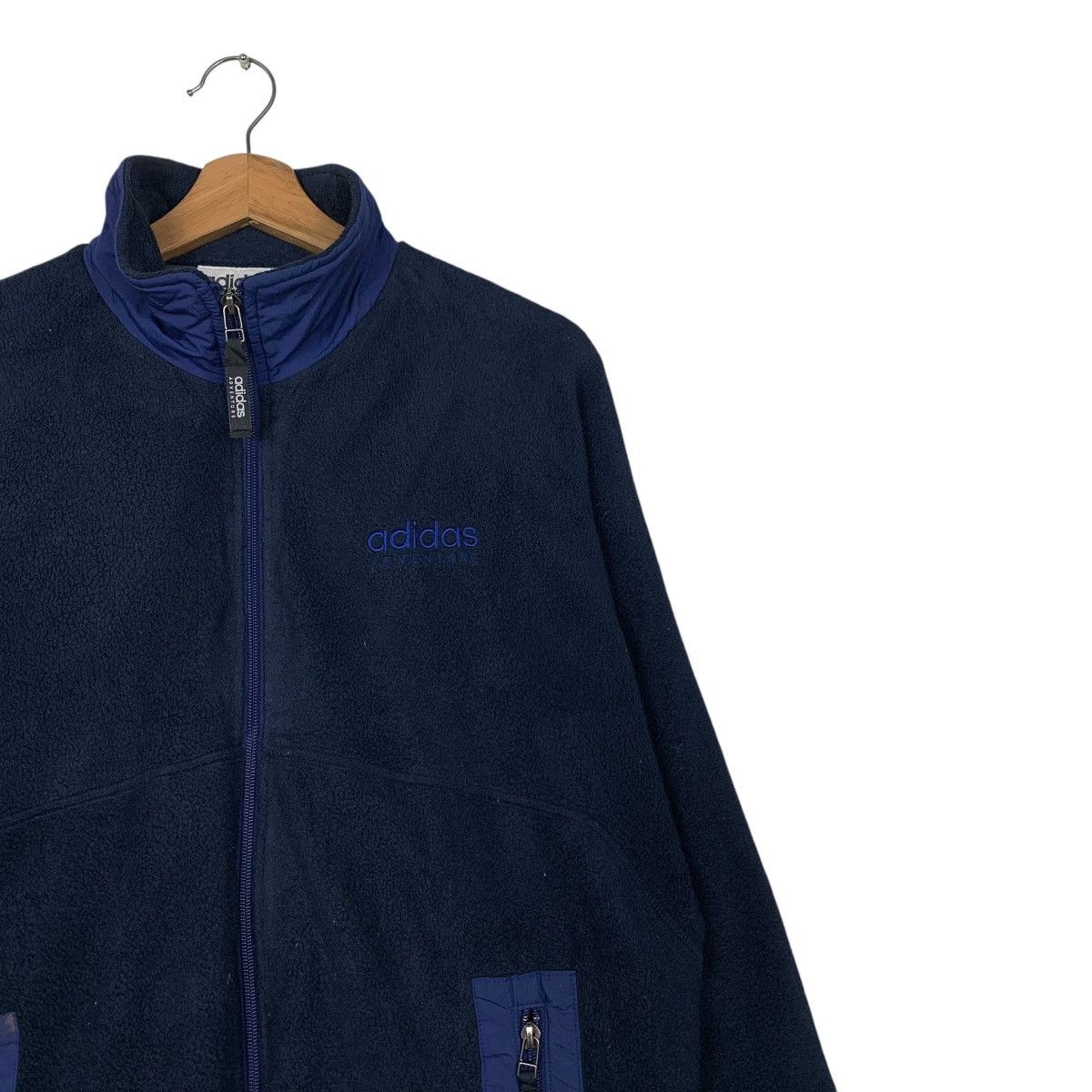 Adidas ADIDAS ADVENTURE Turtleneck Zipper Fleece Jacket #2381-C107 Size US L / EU 52-54 / 3 - 5 Thumbnail