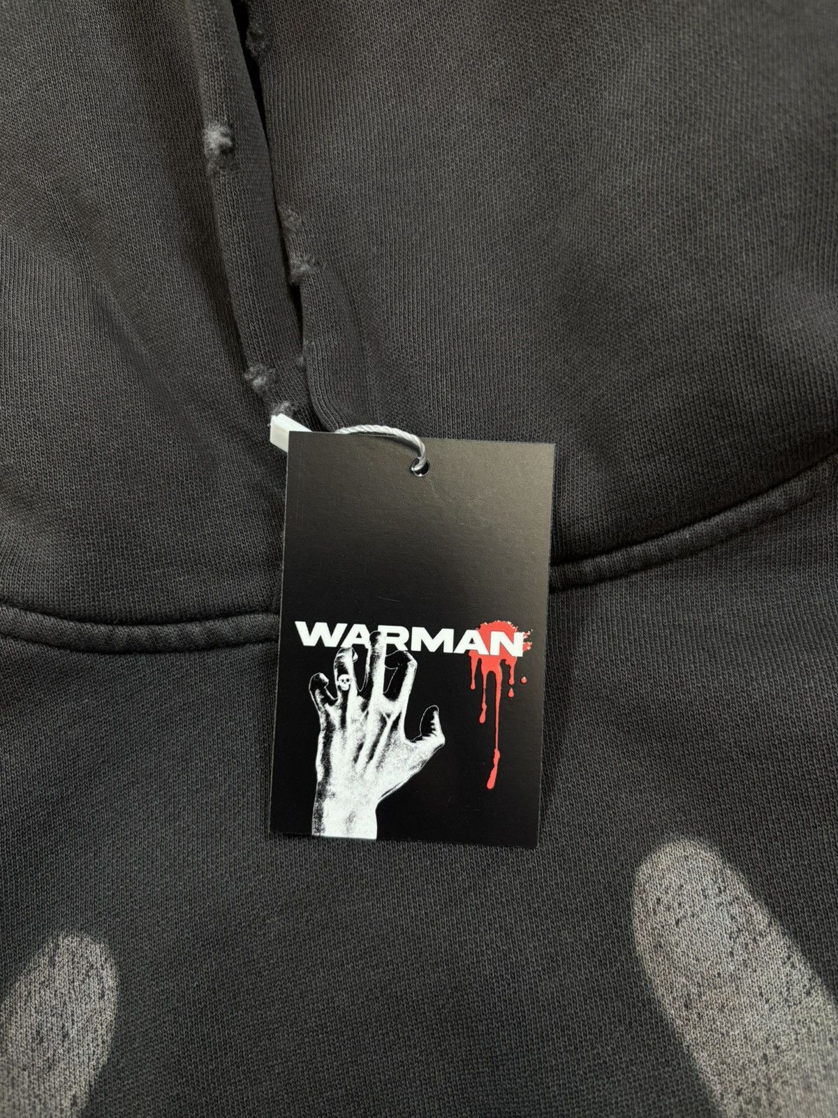 Other Warman Middle Fingers up Graphic Hoodie, Black Size US L / EU 52-54 / 3 - 8 Thumbnail