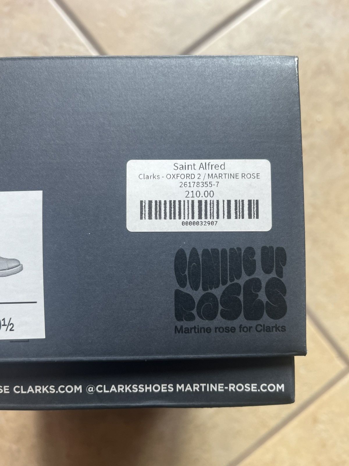 Clarks Clark’s Cur Oxford 2 MARTINE ROSE Black 26178355 Clarks 7 Size US 7 / EU 40 - 10 Thumbnail