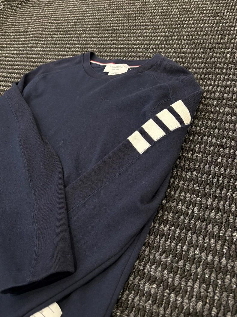 Thom Browne Thom Browne Cotton long sleeve T-shirt Size US S / EU 44-46 / 1 - 3 Thumbnail