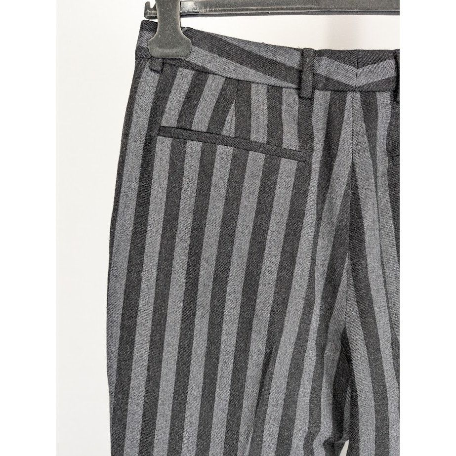 Saint Laurent Paris o1rshd1 Tailleur Rayure Brossee Pant in Gris Anthr Size US 32 / EU 48 - 12 Thumbnail
