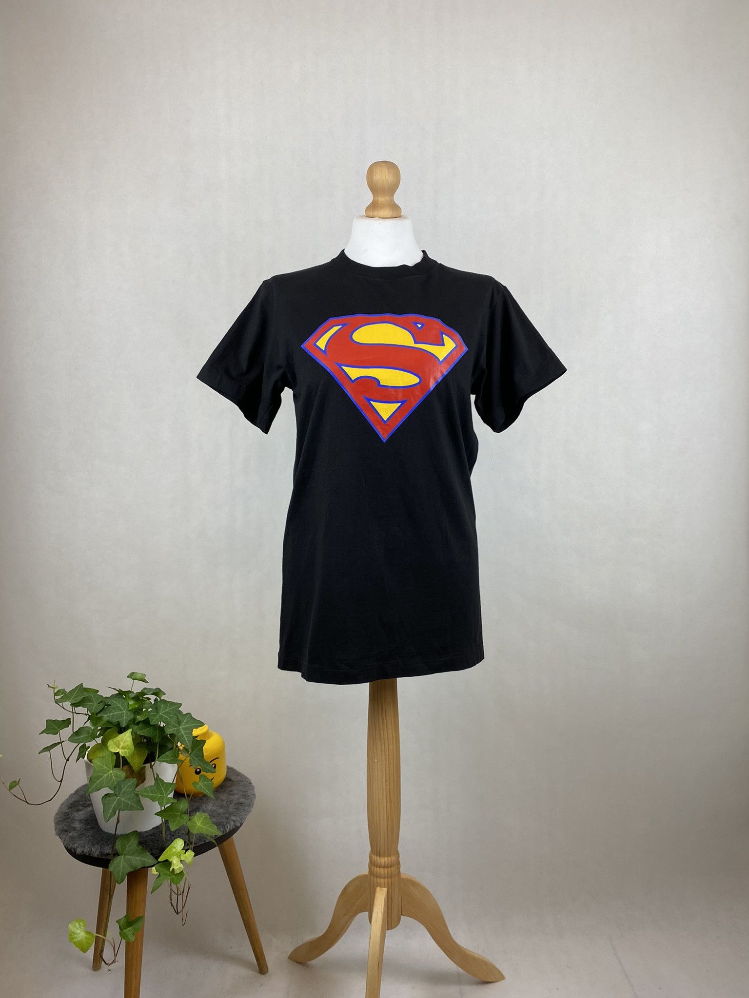 Band Tees × Rap Tees × Vintage superman 80s vintage tshirt movie dc hero rare logo print Size US M / EU 48-50 / 2 - 1 Thumbnail