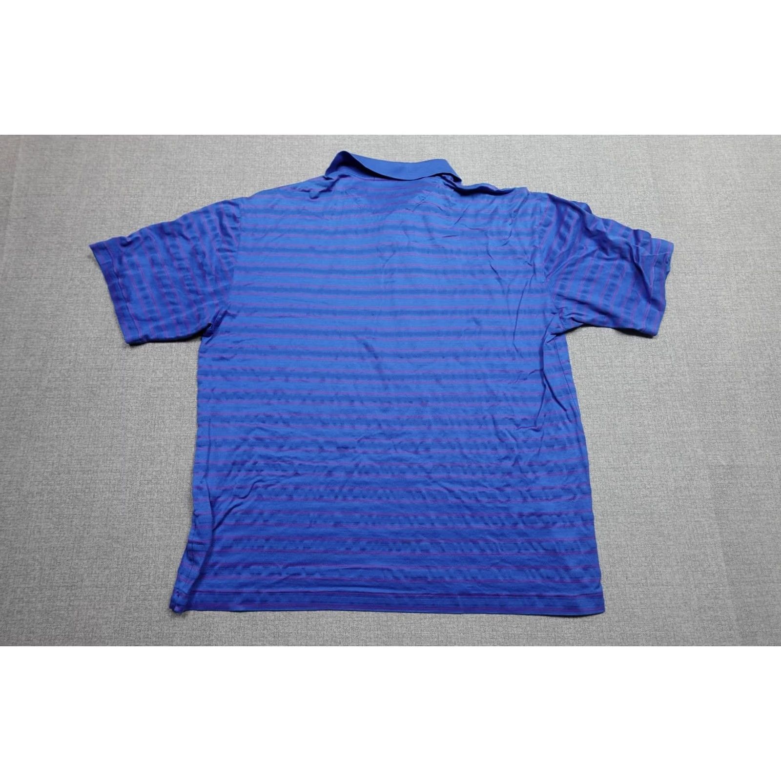 Nike Vintage Nike Tiger Woods Polo Mens XL Blue Stripe Short Sleeve Shirt Soft Size US XL / EU 56 / 4 - 4 Thumbnail