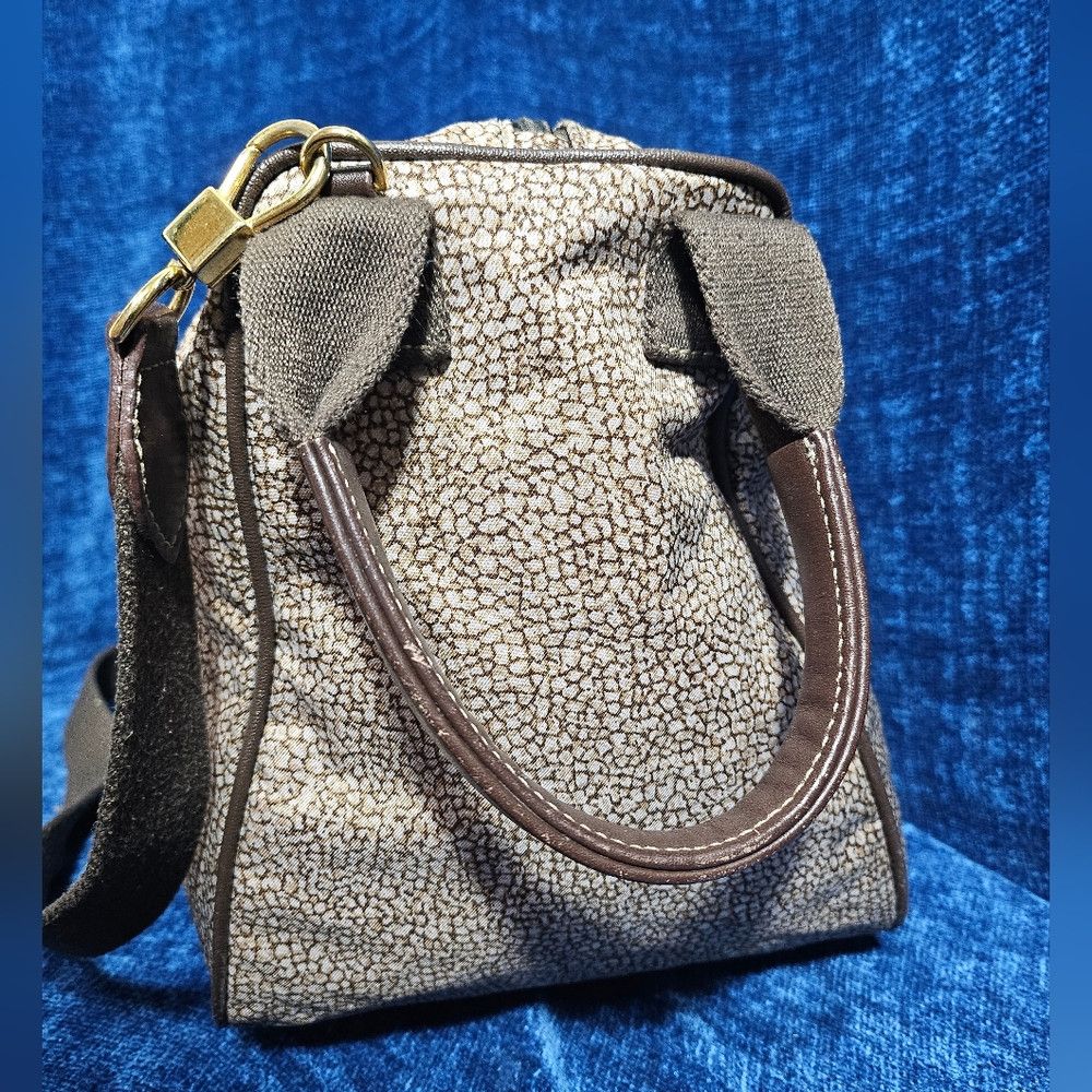 Vintage Vintage Borbonese Redwall Italia Convertible Purse Tote Han Size ONE SIZE - 4 Thumbnail
