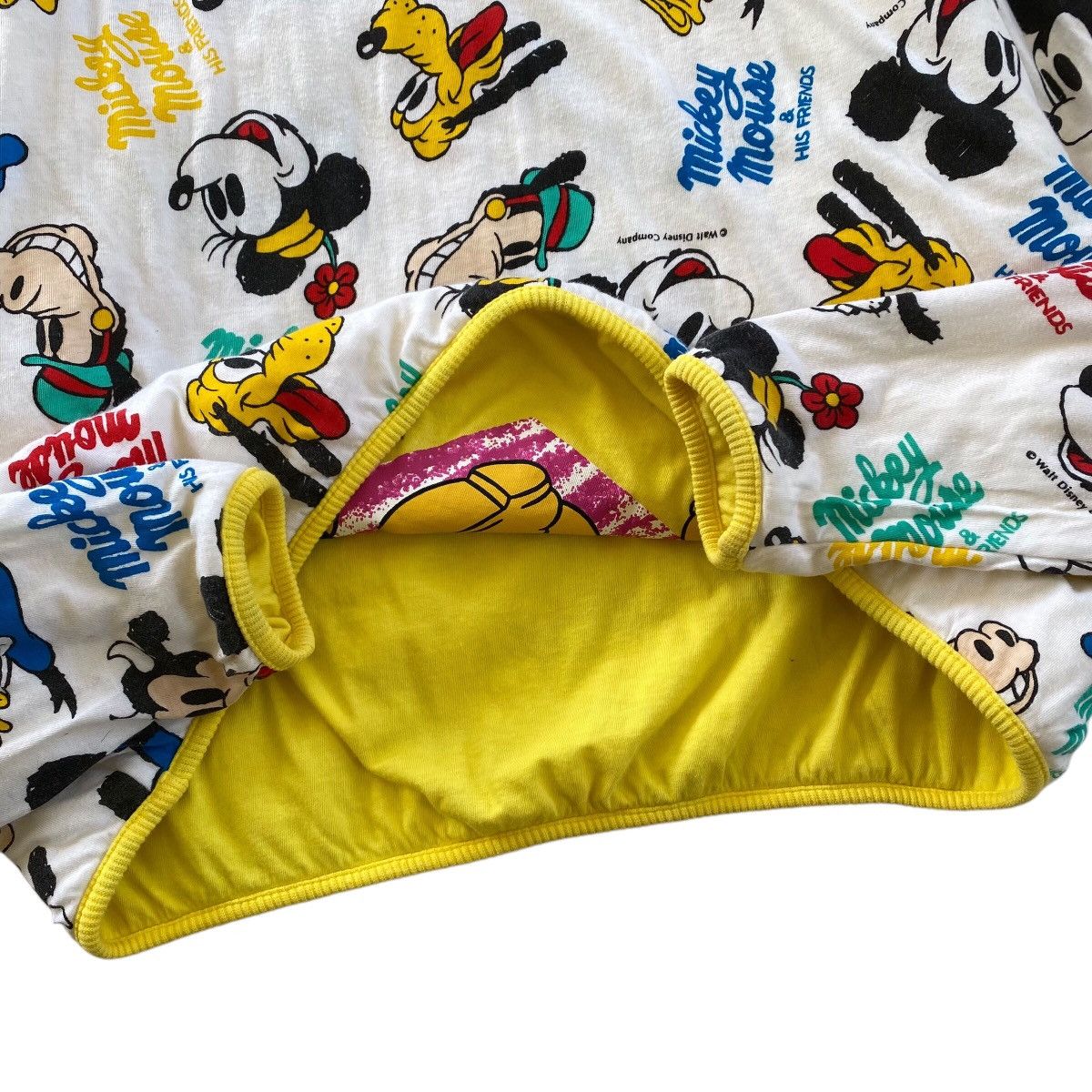 Disney × Mickey Mouse × Vintage MICKEY MOUSE and His Friend Nice Design Reversible Size US L / EU 52-54 / 3 - 6 Thumbnail