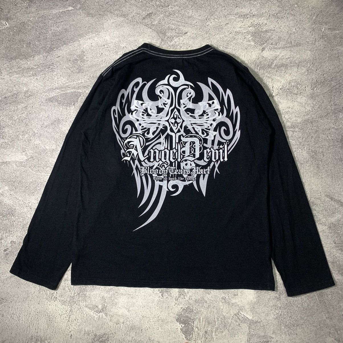 Le Grande Bleu (L.G.B.) JAPANESE TRIBAL GOTHIC POEM TVW LONGSLEEVE Size US XXL / EU 58 / 5 - 5 Thumbnail
