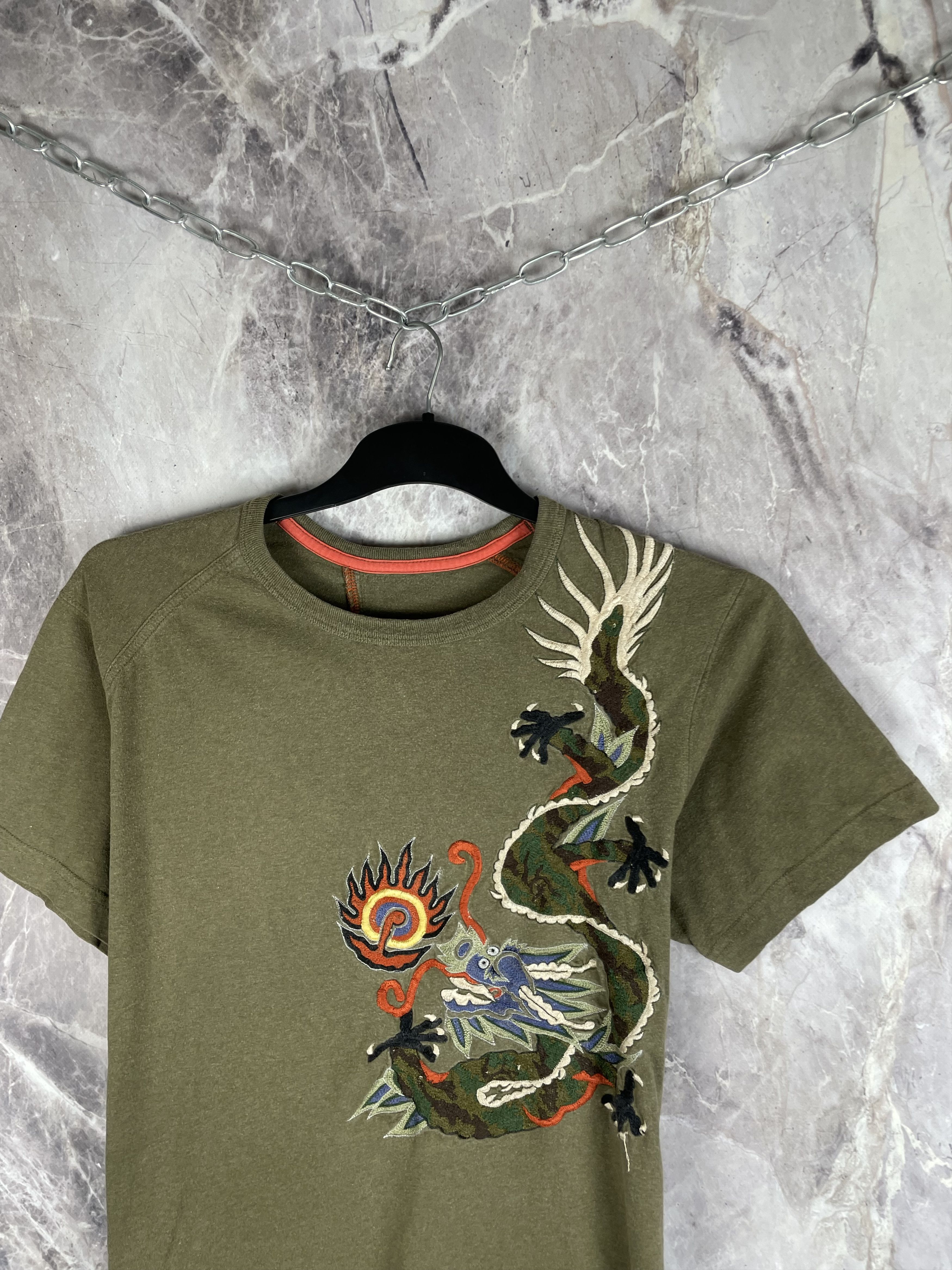 Maharishi Vintage Maharishi Tee Dragon Size US L / EU 52-54 / 3 - 3 Thumbnail