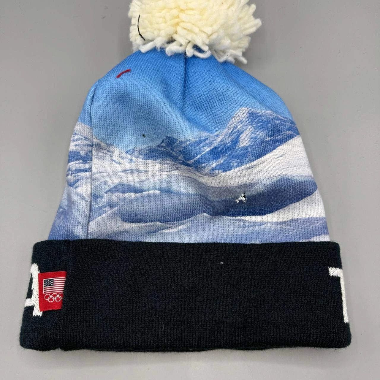 Other Team USA Hat Men Olympic Team Apparel Cuffed Beanie Pom Pom Size ONE SIZE - 2 Thumbnail