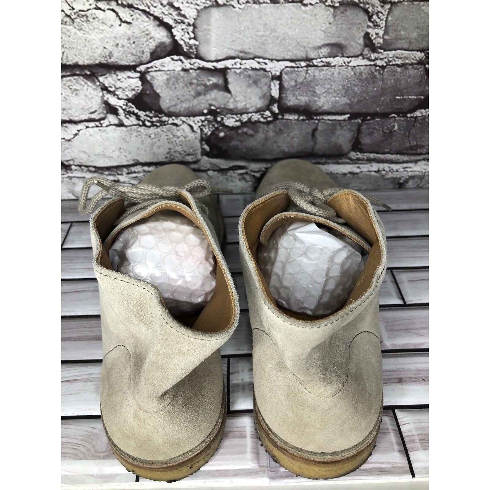 Barneys New York Barneys New York Beige Suede Leather Chukka Casual Lace Boot Size US 12 / EU 45 - 4 Thumbnail