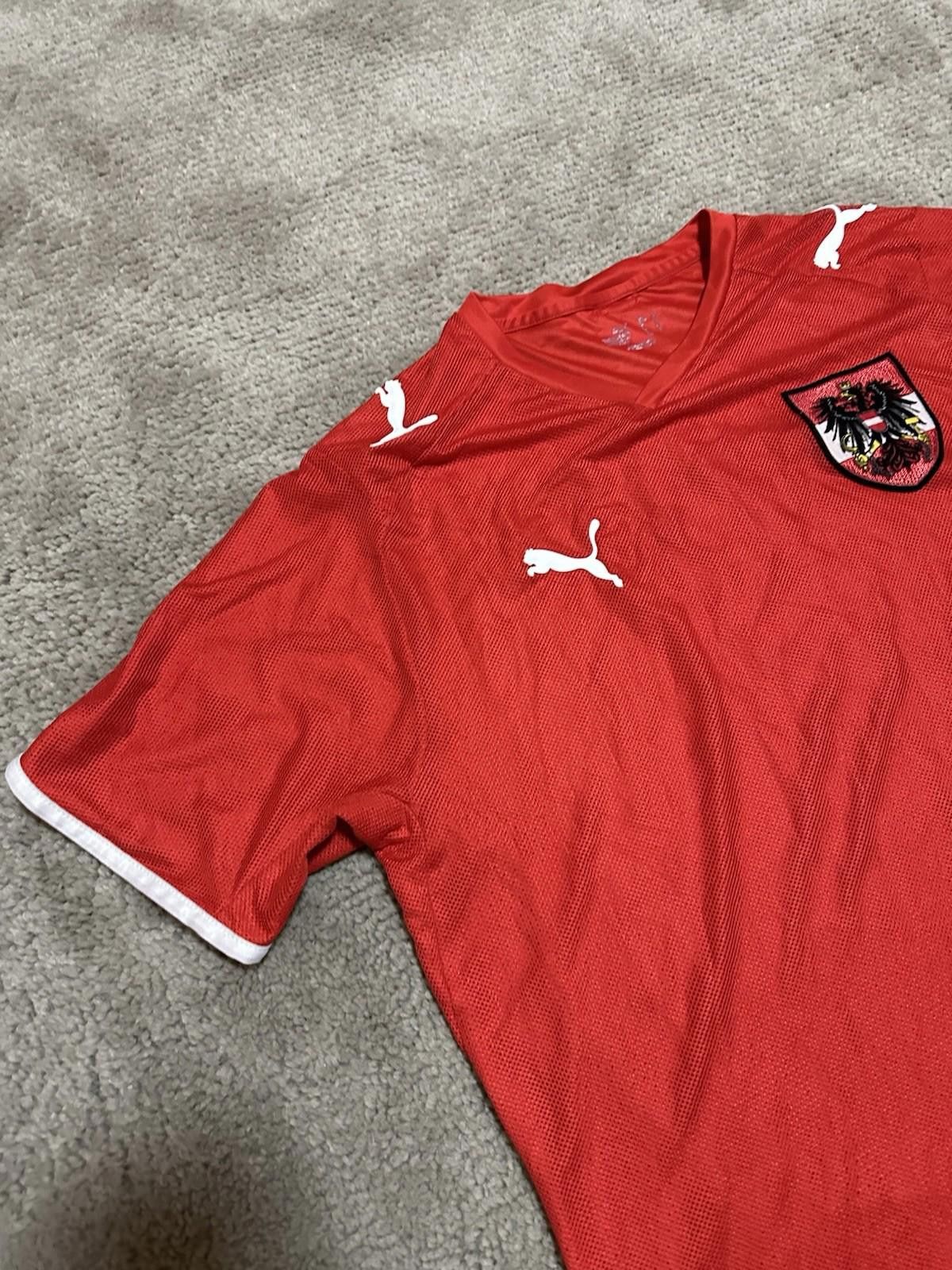 Puma Puma Austria 2008/2010 Home Football Shirt Soccer Jersey M Size US M / EU 48-50 / 2 - 4 Thumbnail