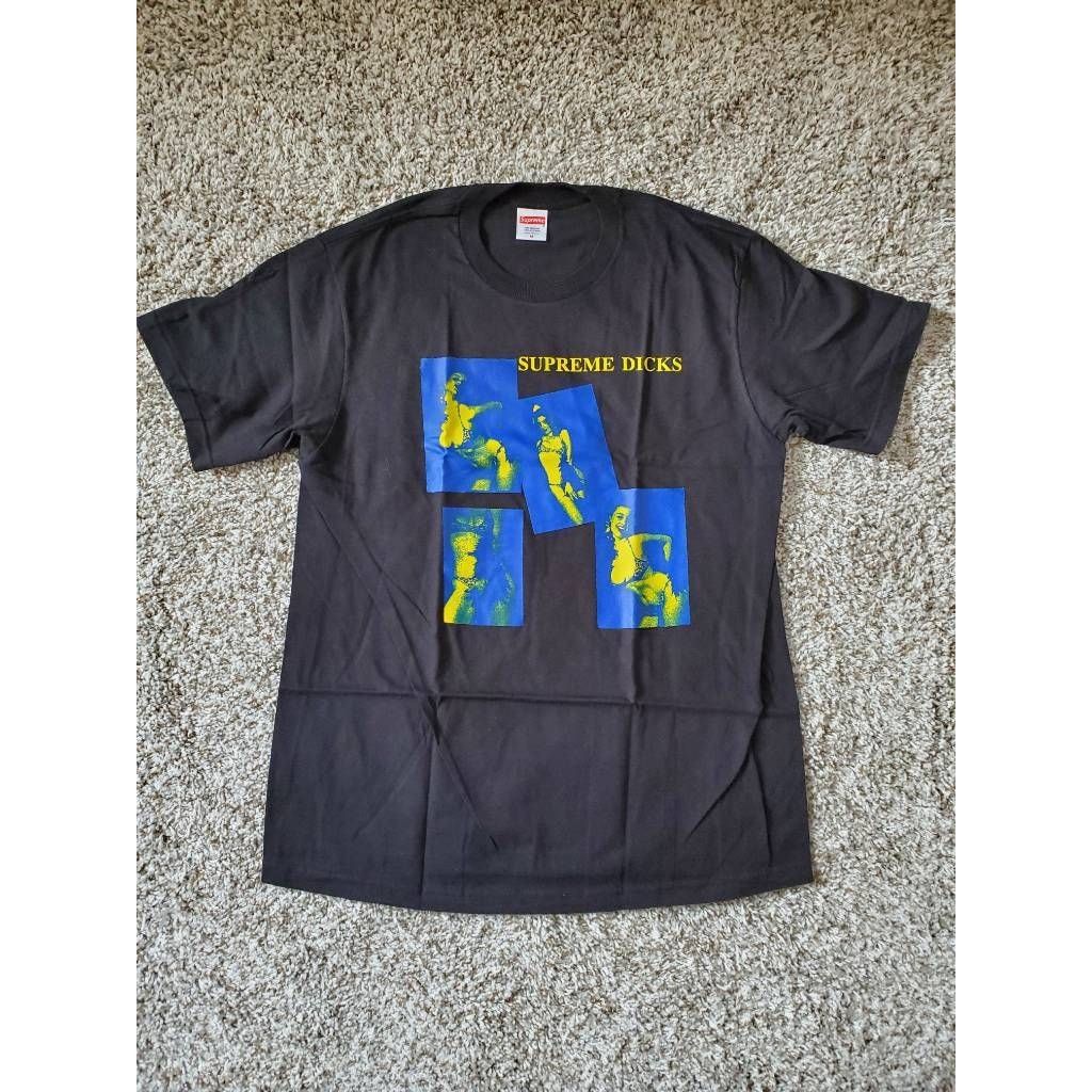 Supreme Supreme Mens Dicks Tee Black Tshirt Cotton M Tags Size US M / EU 48-50 / 2 - 1 Thumbnail