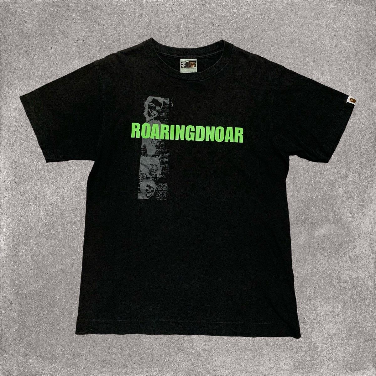 Bape Bape Medium Roaringdnoar Black Tee A Bathing Ape Vintage Size US M / EU 48-50 / 2 - 1 Thumbnail