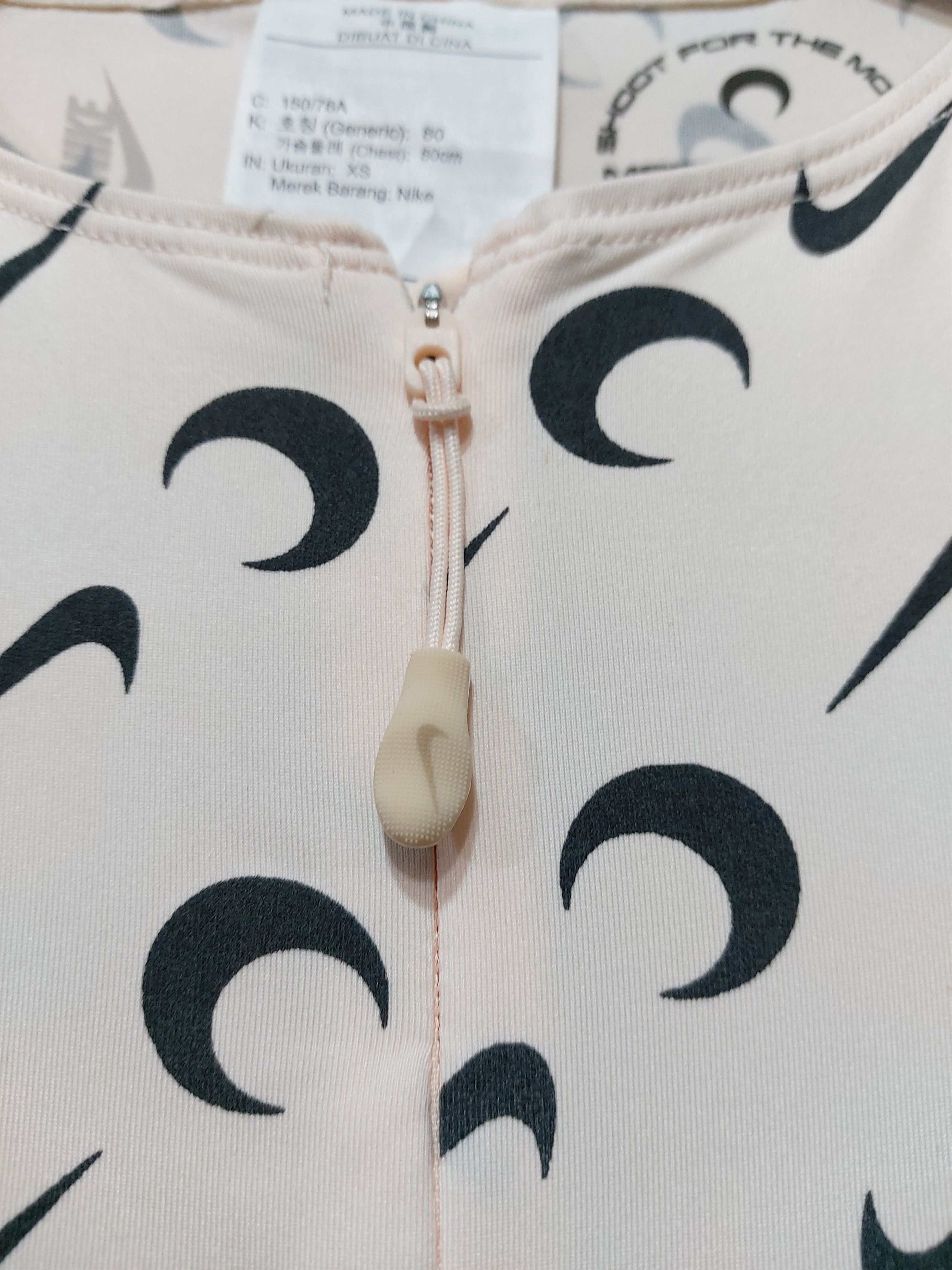 Marine Serre × Nike NIKE X MARINE SERRE SS 2019 ALL OVER PRINT BODYSUIT Size 25" / US 0 / IT 36 - 4 Thumbnail