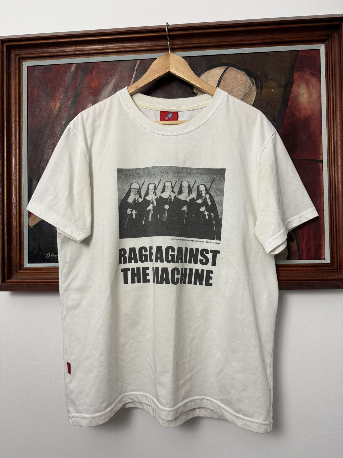 Band Tees Rage Aginst The Machine RATM Band Tshirt Vintage Vibe Print Size US L / EU 52-54 / 3 - 1 Thumbnail