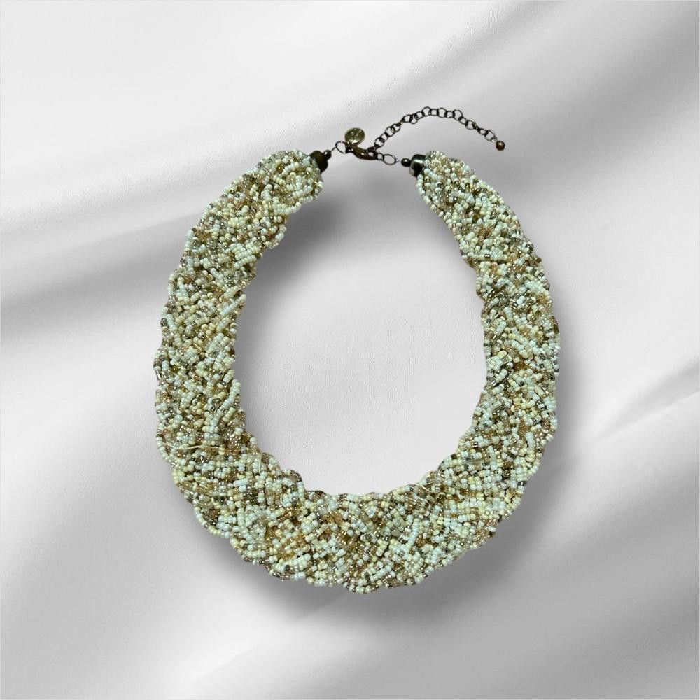 Joe Freshgoods Joe fresh Beaded Statement Necklace Size ONE SIZE - 1 Thumbnail