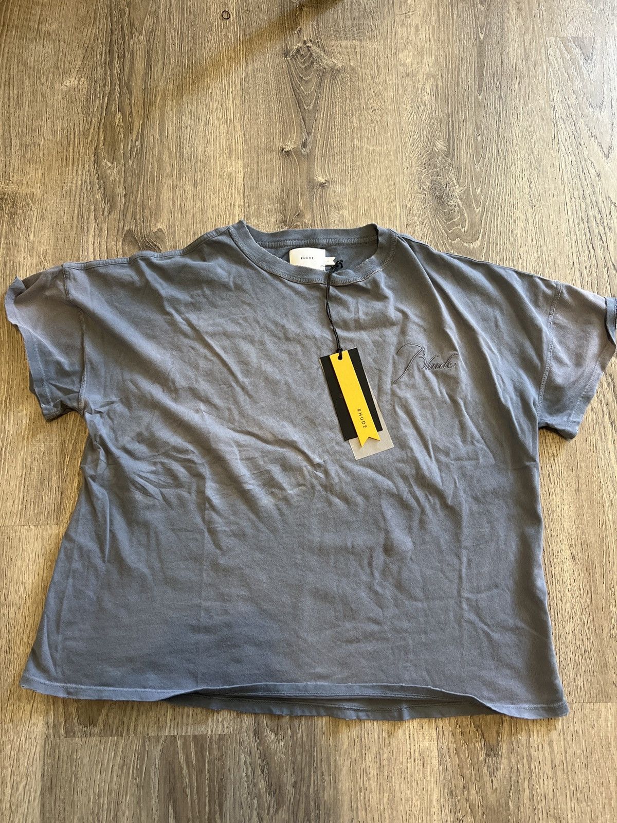 Rhude Rhude sundry steele reverse tee Size US S / EU 44-46 / 1 - 1 Thumbnail