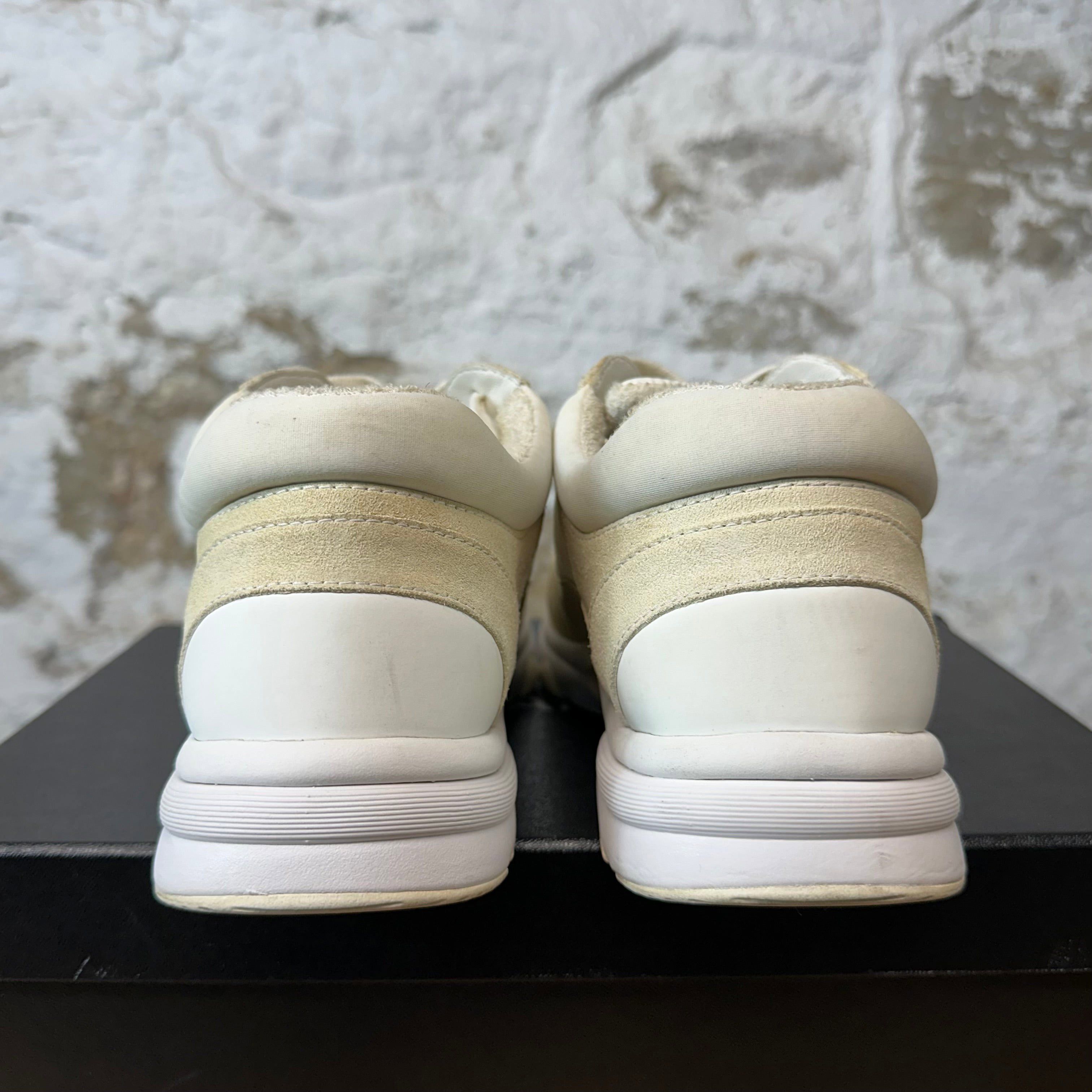 Chanel Chanel CC Beige White Trainer Sneaker Sz 6 (38) Size US 6 / EU 39 - 5 Thumbnail