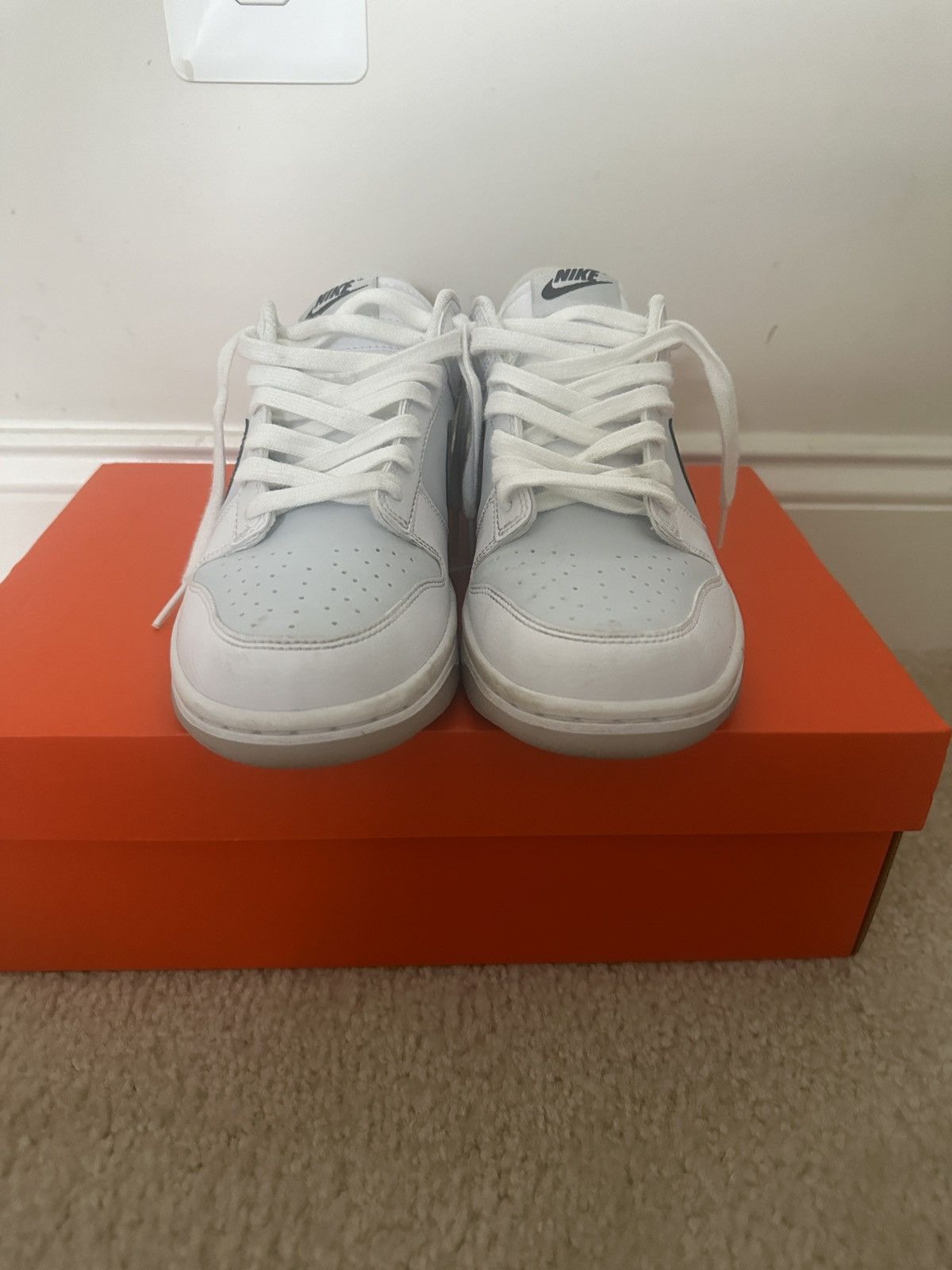 Nike Size 7- Nike Dunk Low Reflective Swoosh Size US 7 / EU 40 - 3 Thumbnail