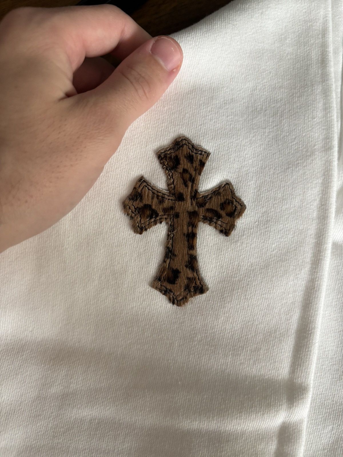 Chrome Hearts Chrome Hearts Leopard And White Patch Crewneck Size US S / EU 44-46 / 1 - 12 Thumbnail