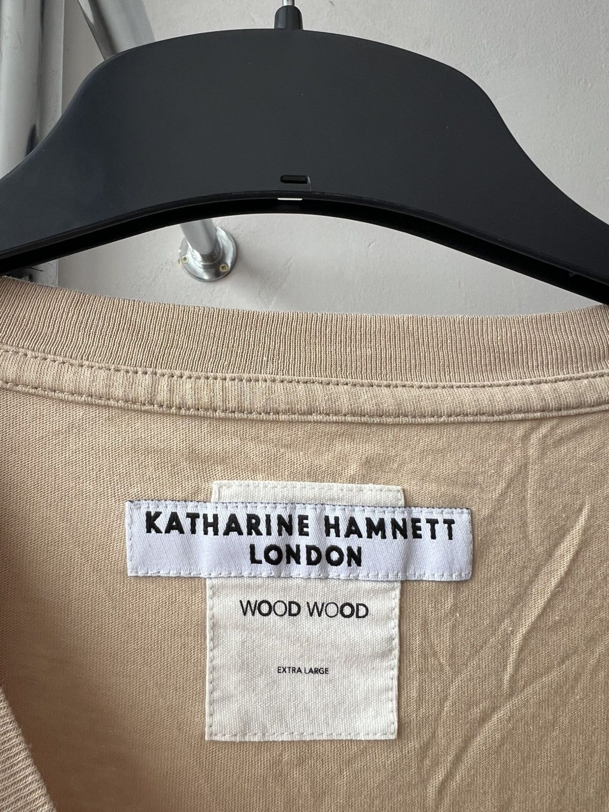 Katharine Hamnett London KATHARINE HAMNETT X WOOD WOOD “CHOOSE REAL LIFE” LONG SLEEVE Size US XL / EU 56 / 4 - 7 Thumbnail