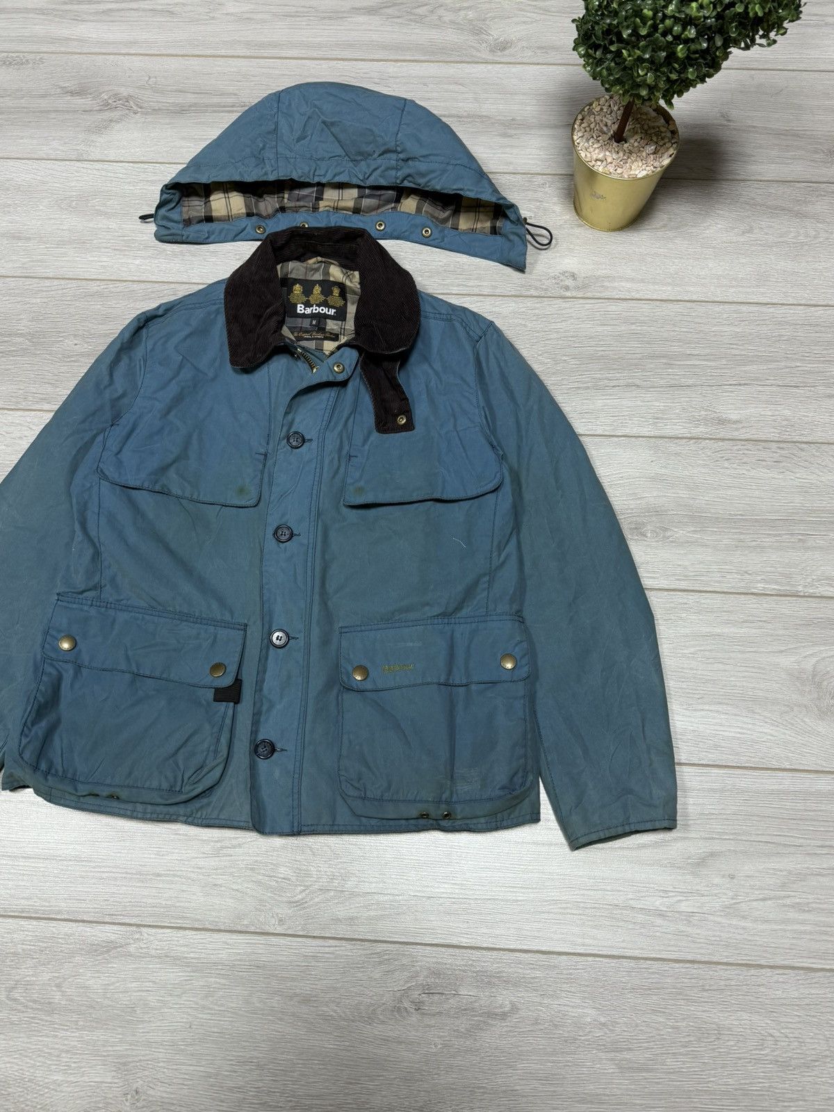 Barbour Barbour Gladwell pockets Wax Jacket w/ Adjustable Hood Size US M / EU 48-50 / 2 - 10 Thumbnail