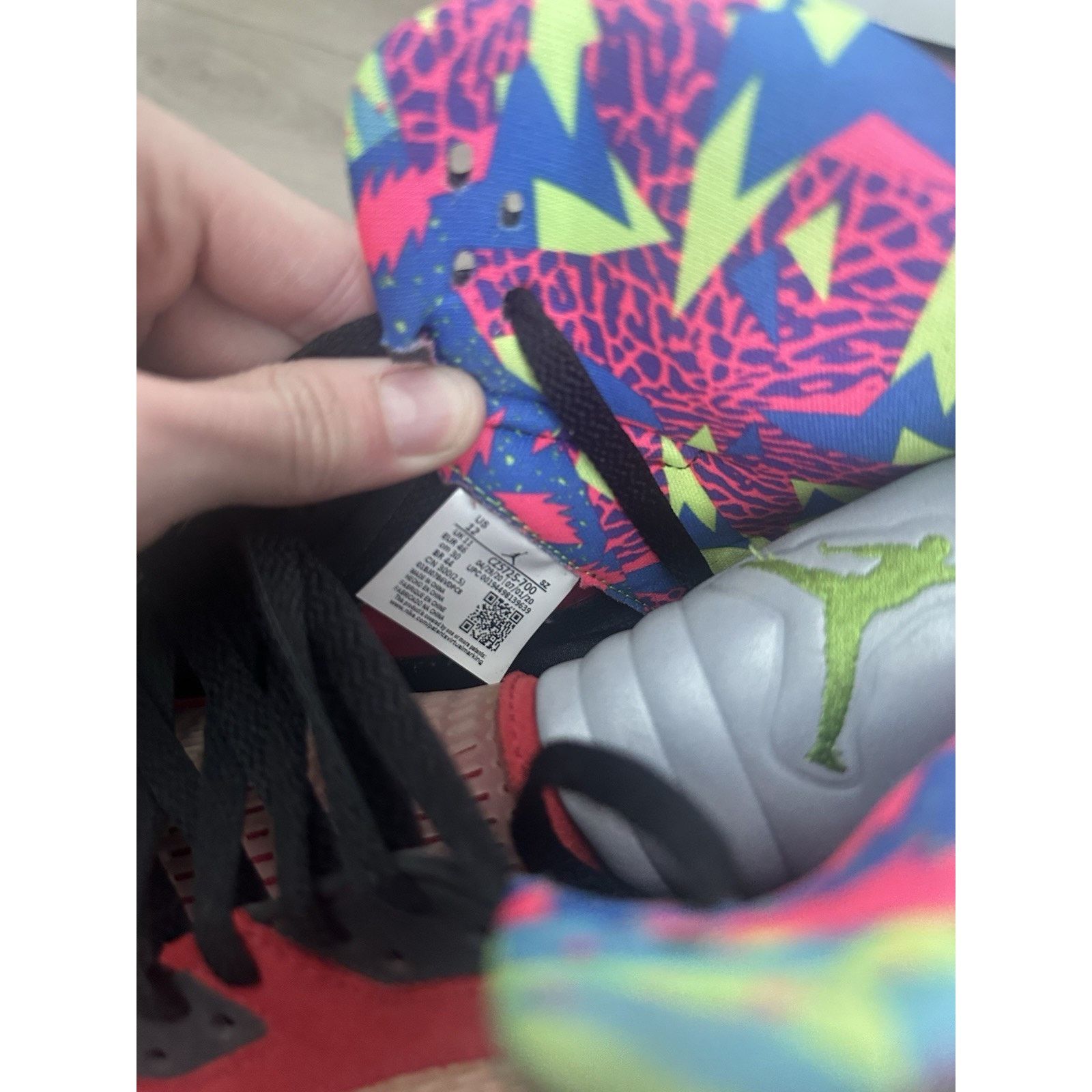 Jordan Brand Air Jordan 5 SE what the Solar Orange men’s sneakers sz 12 Size US 12 / EU 45 - 6 Thumbnail