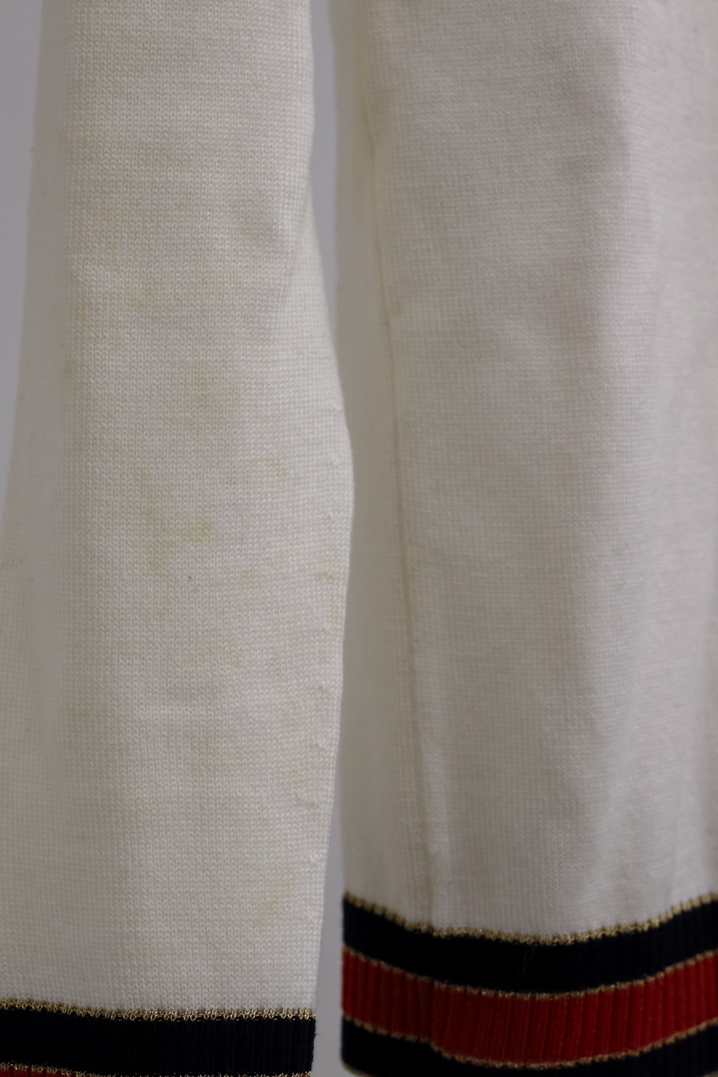 Gucci Cream Knit Pearl Cardigan