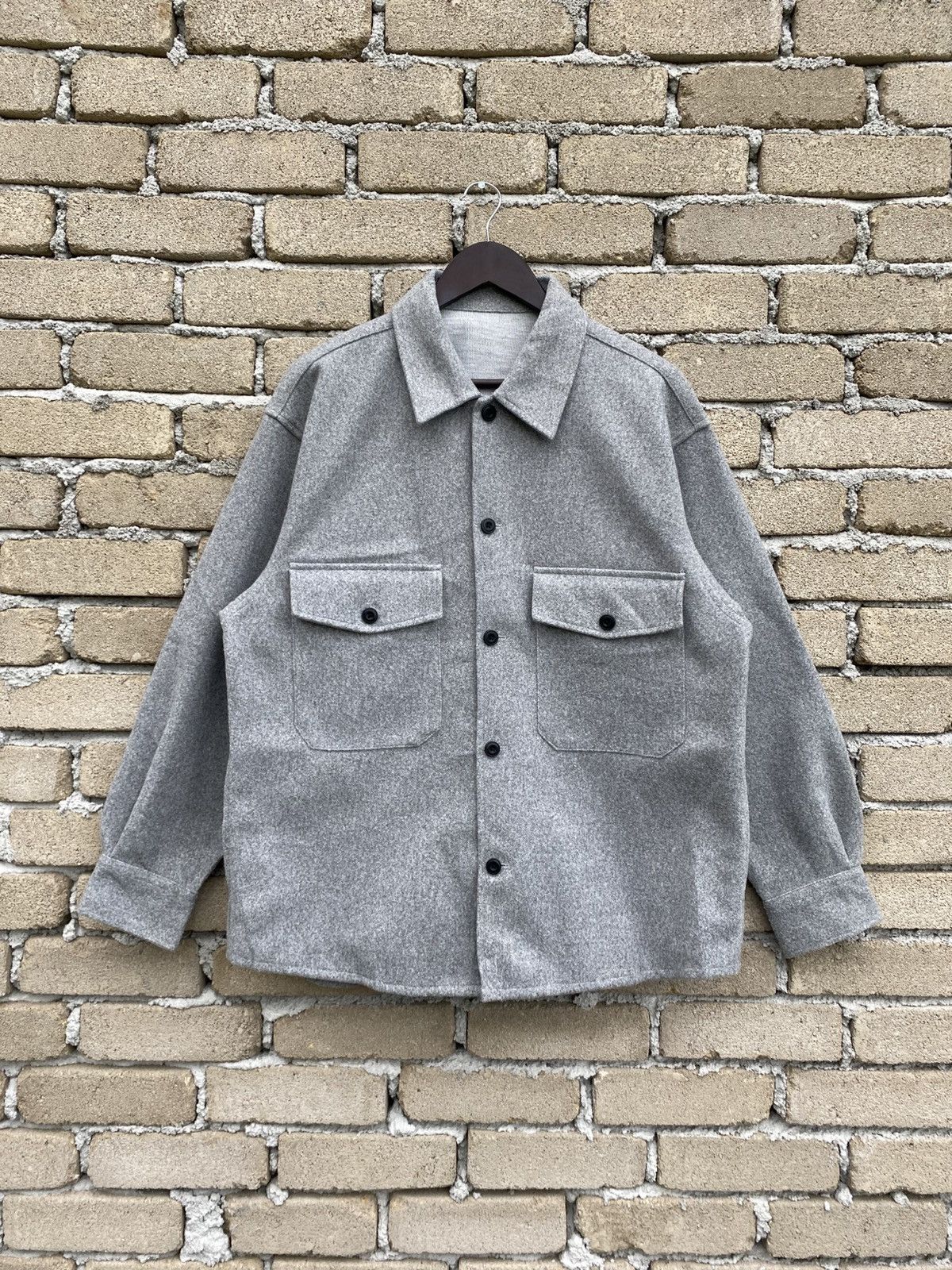 Japanese Brand Japanese Brand Shirt Jacket Streetwear Size US XL / EU 56 / 4 - 2 Thumbnail