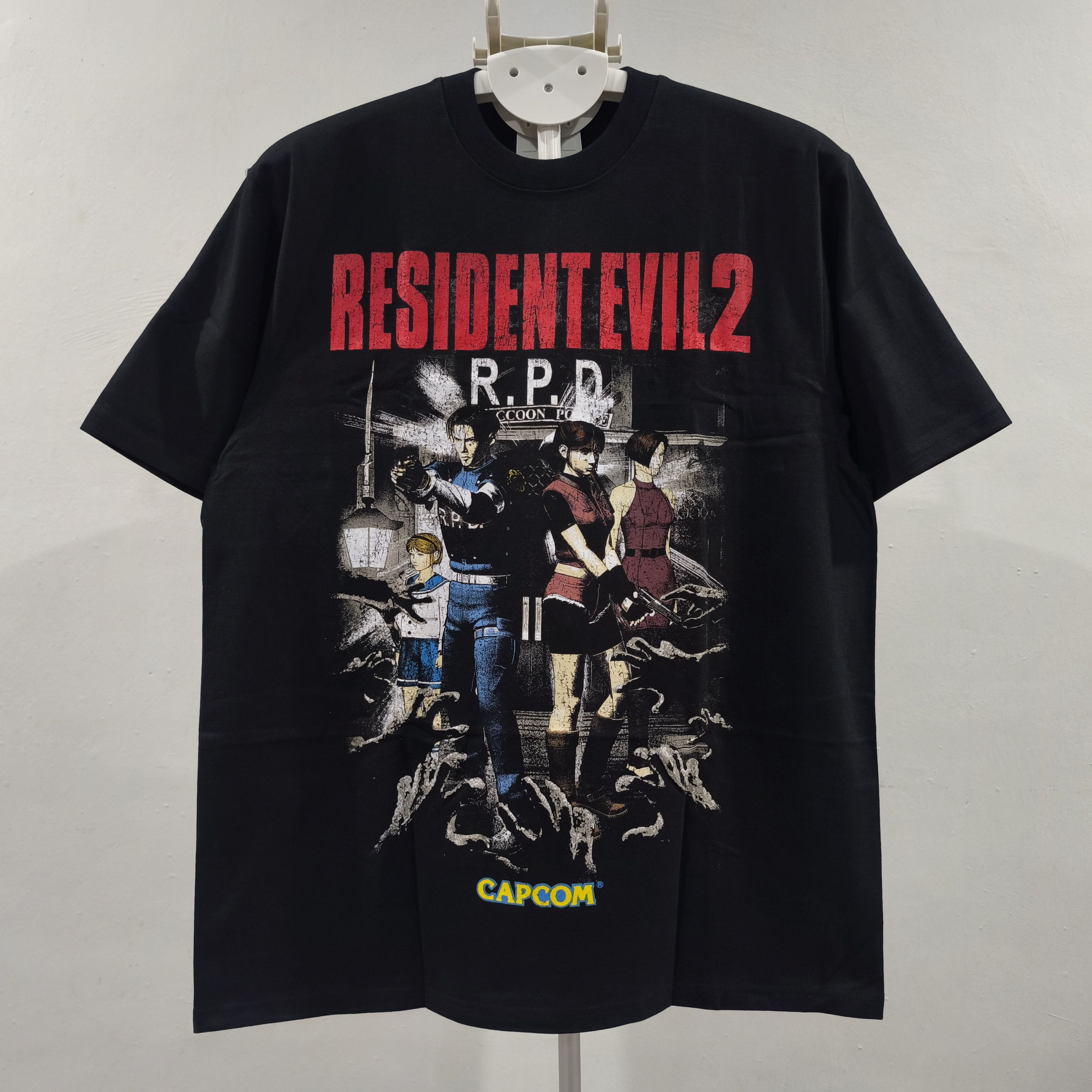 Playstation Resident Evil 2 Game T-shirt Size US XL / EU 56 / 4 - 1 Thumbnail