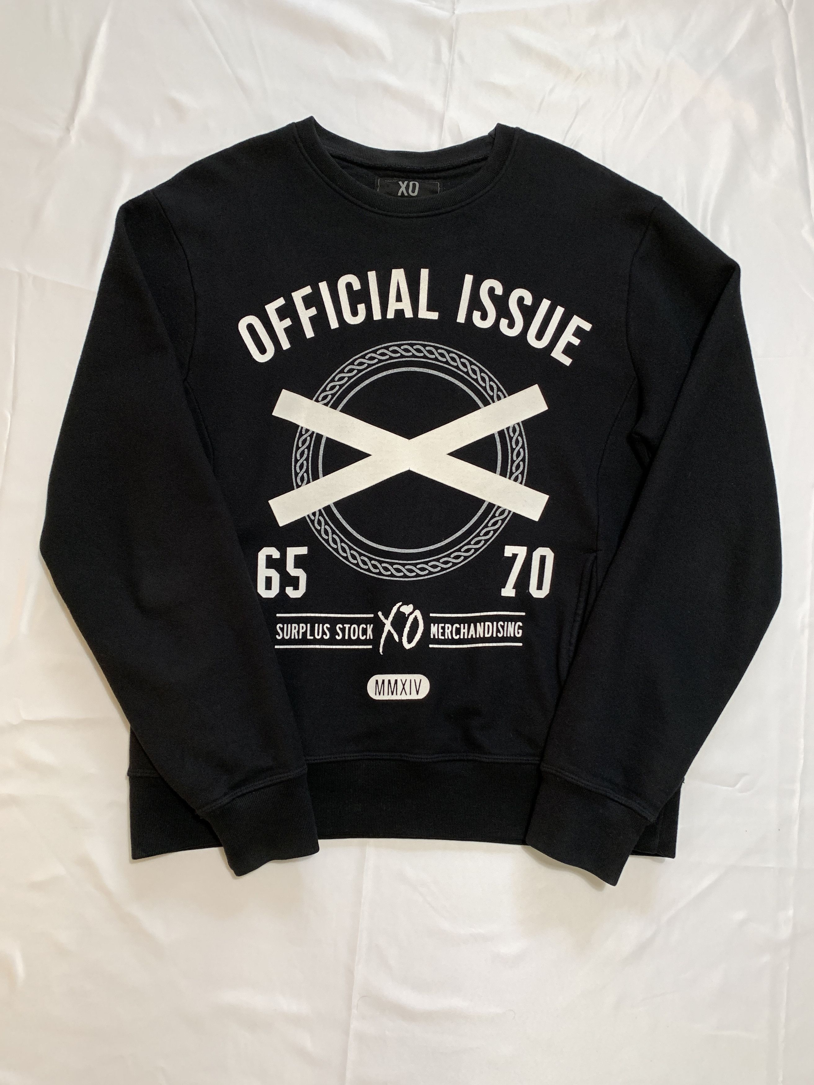 The Weeknd *RARE GRAIL* Official Issue XO Cut & Sew Crewneck 2014 Size US M / EU 48-50 / 2 - 10 Thumbnail