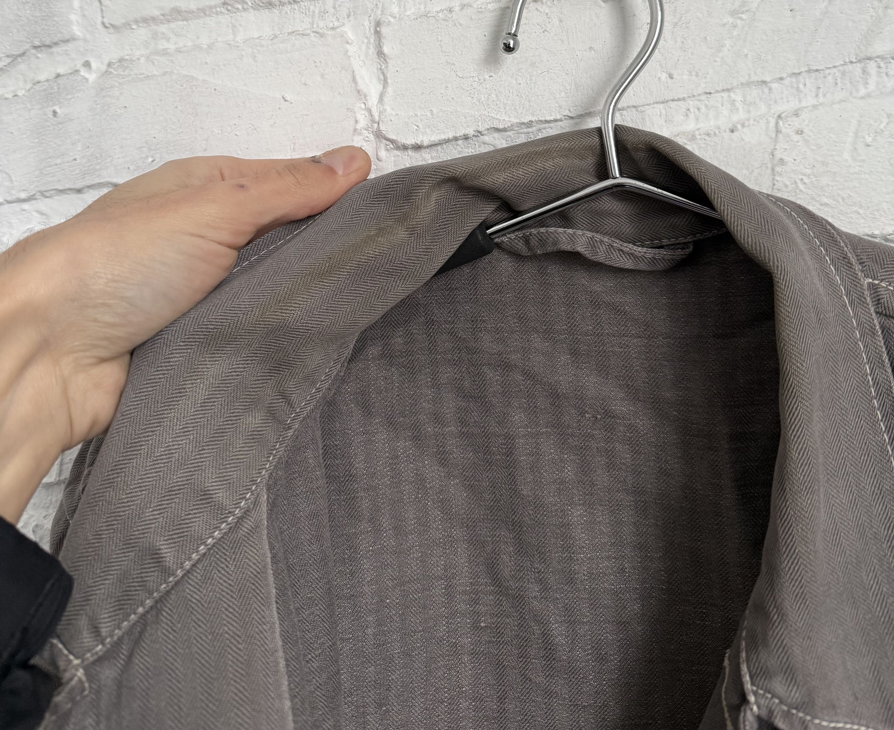 Vintage RARE 1930s 1940s Brown Moleskin French Chore Jacket Size US L / EU 52-54 / 3 - 16 Thumbnail