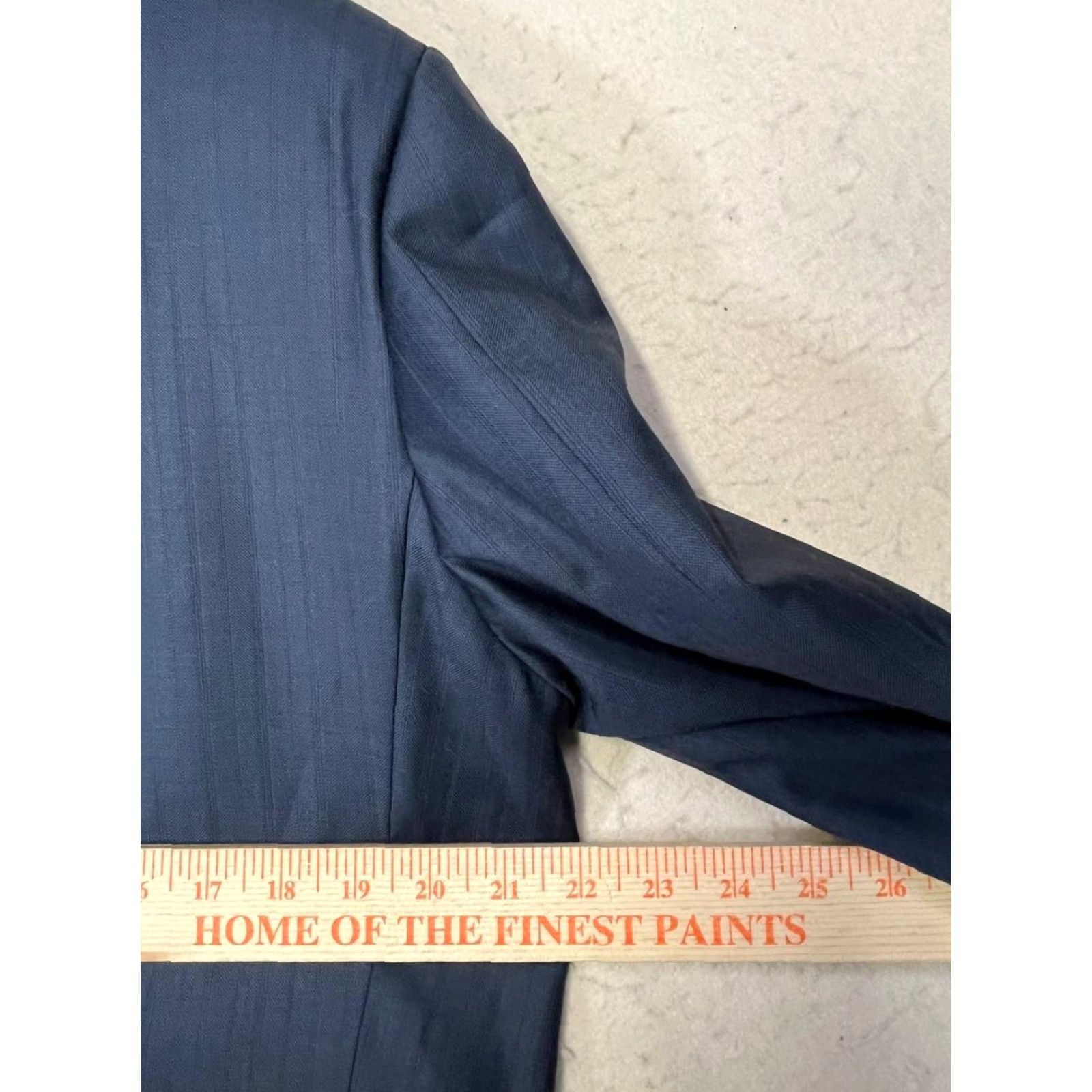 Joseph Abboud Joseph Abboud Sport Coat Blazer 42R Men Blue Wool Check Single-Breasted Two-Button Regular Fit Jacket Coat 100% Wool 42R Mens Blazer Size 42R - 3 Thumbnail